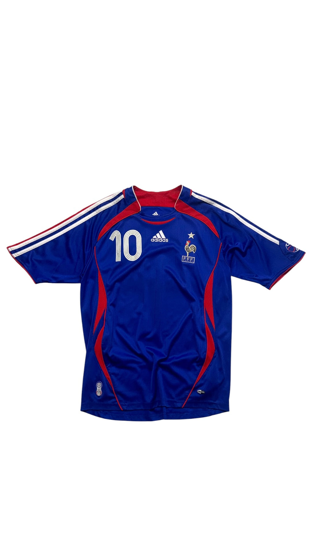 Vintage Adidas x France “ZIDANE” 2006 Blue jersey
