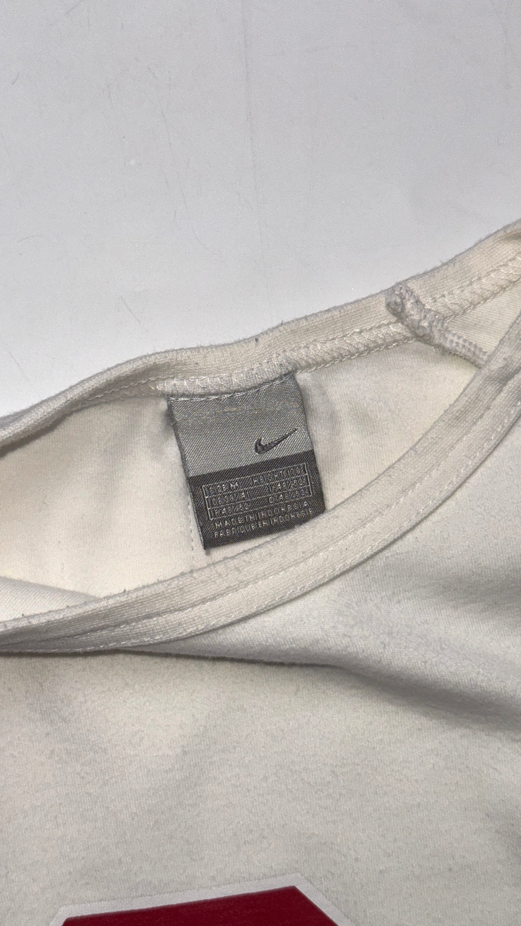 2000s White Nike Cortez Long sleeve shirt