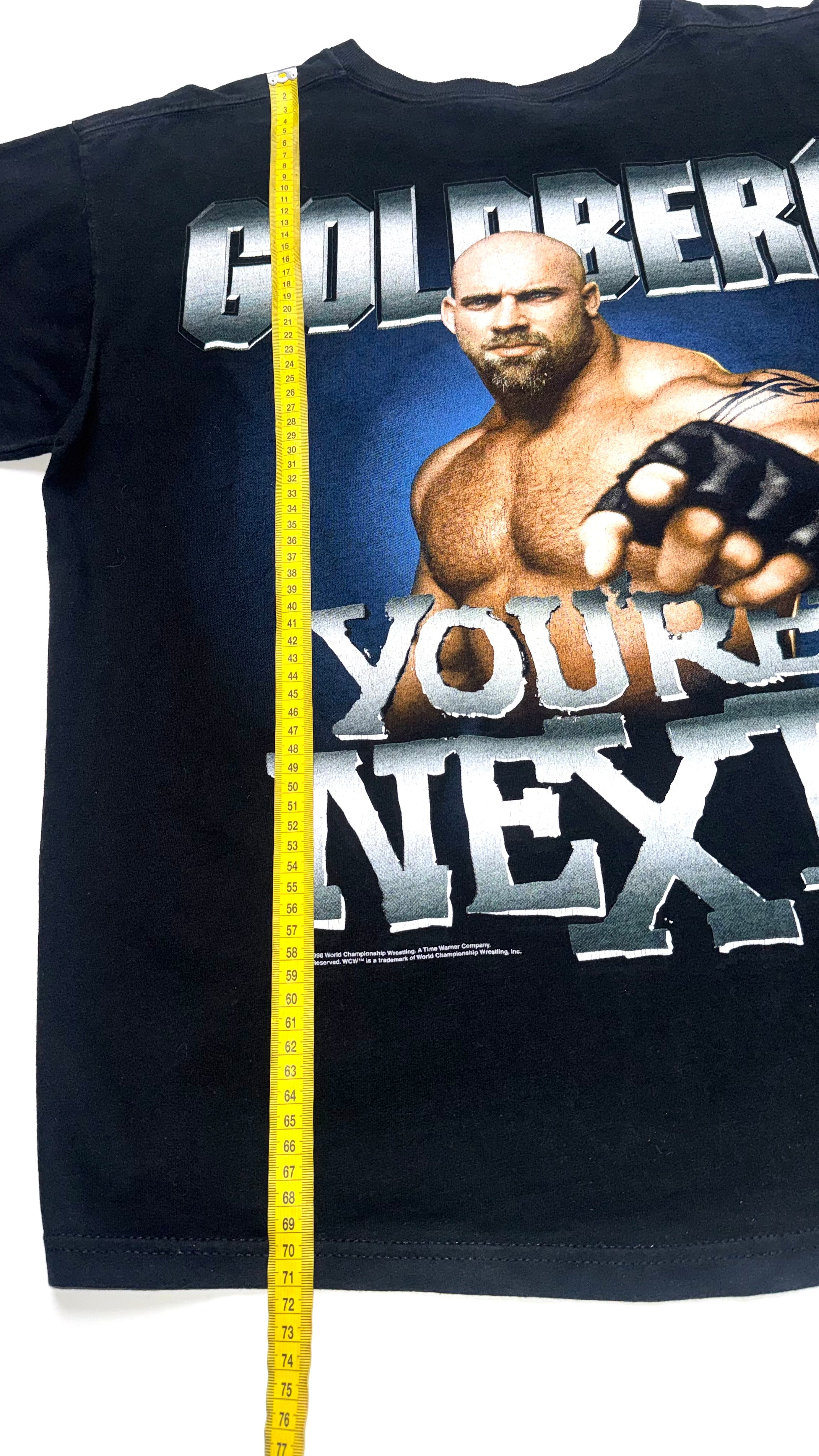 Vintage 1998 Liquid Blue Tag / “Bill Goldberg” WCW Graphic T shirt