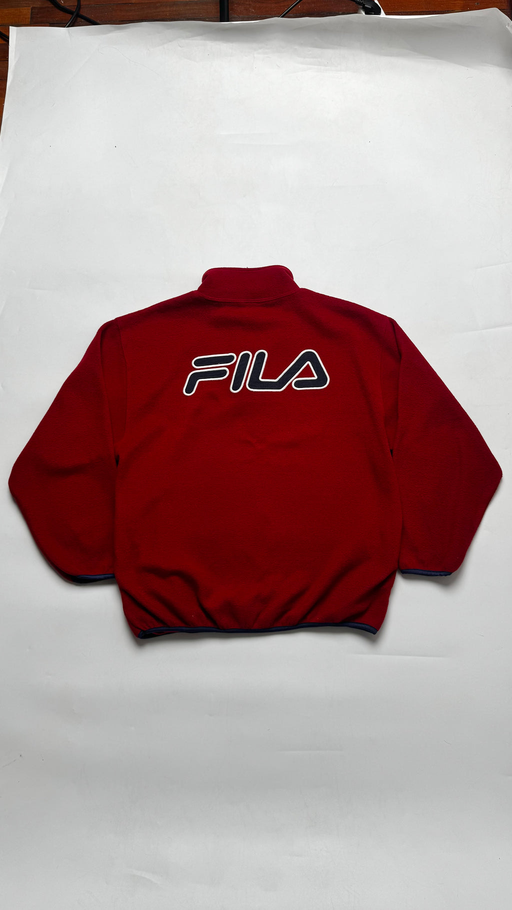 Y2k FILA Red Heavy Fleece