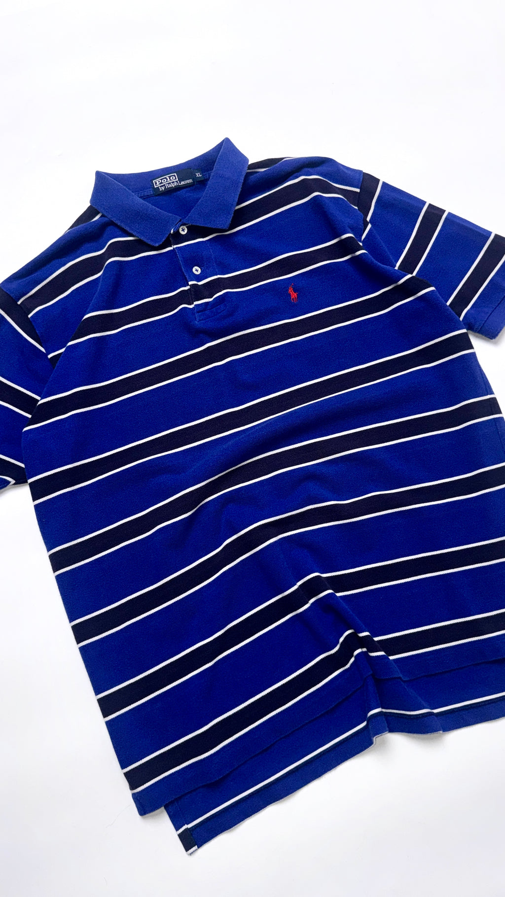 00s Ralph Lauren Stripped Polo T shirt