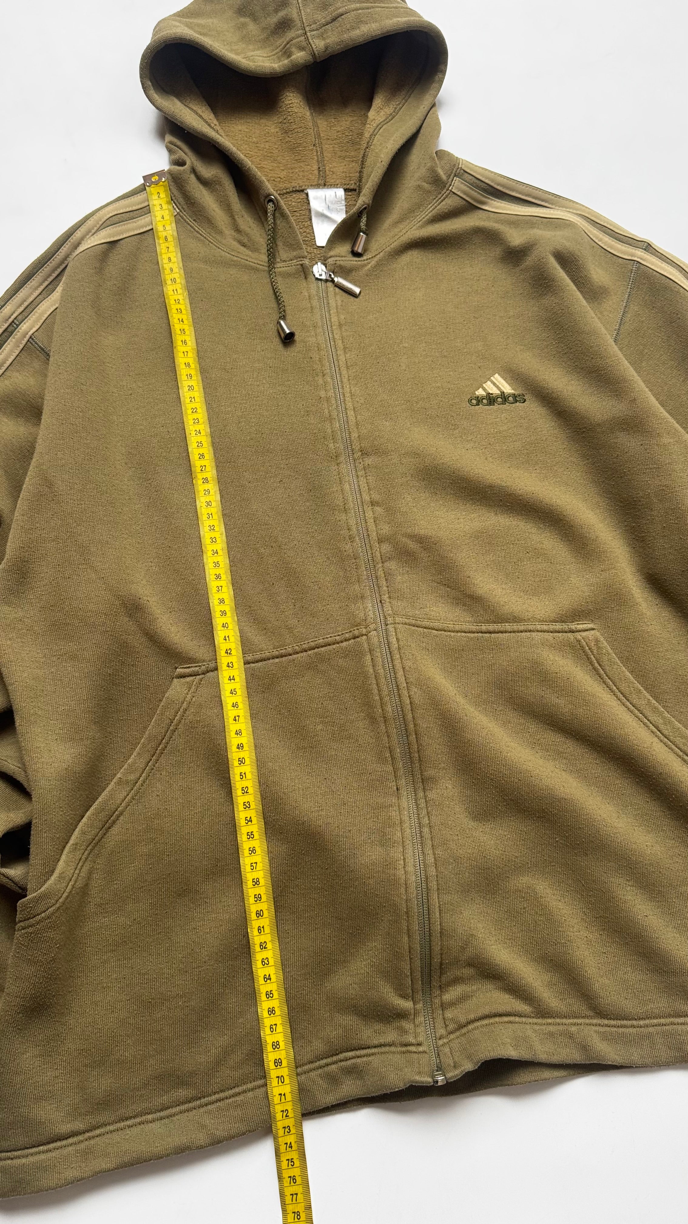 Early 2000s Adidas Khaki Track Jacket
