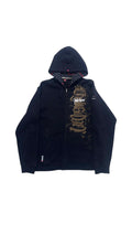 2000s Vintage Quicksilver Baggy Zip Up Hooded Jacket
