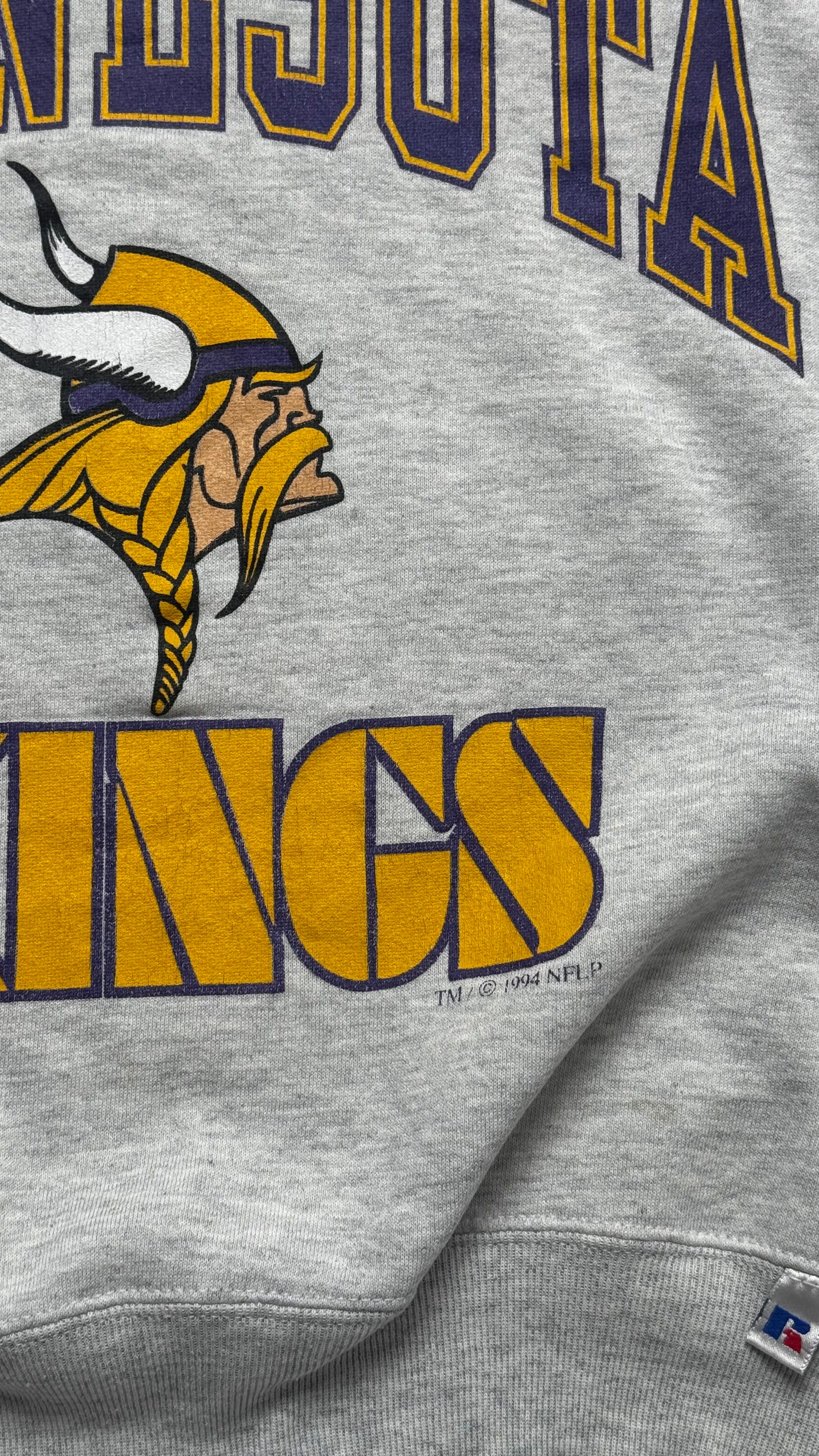 Vintage 1994 Minnesota Vikings Russell Tag Crewneck
