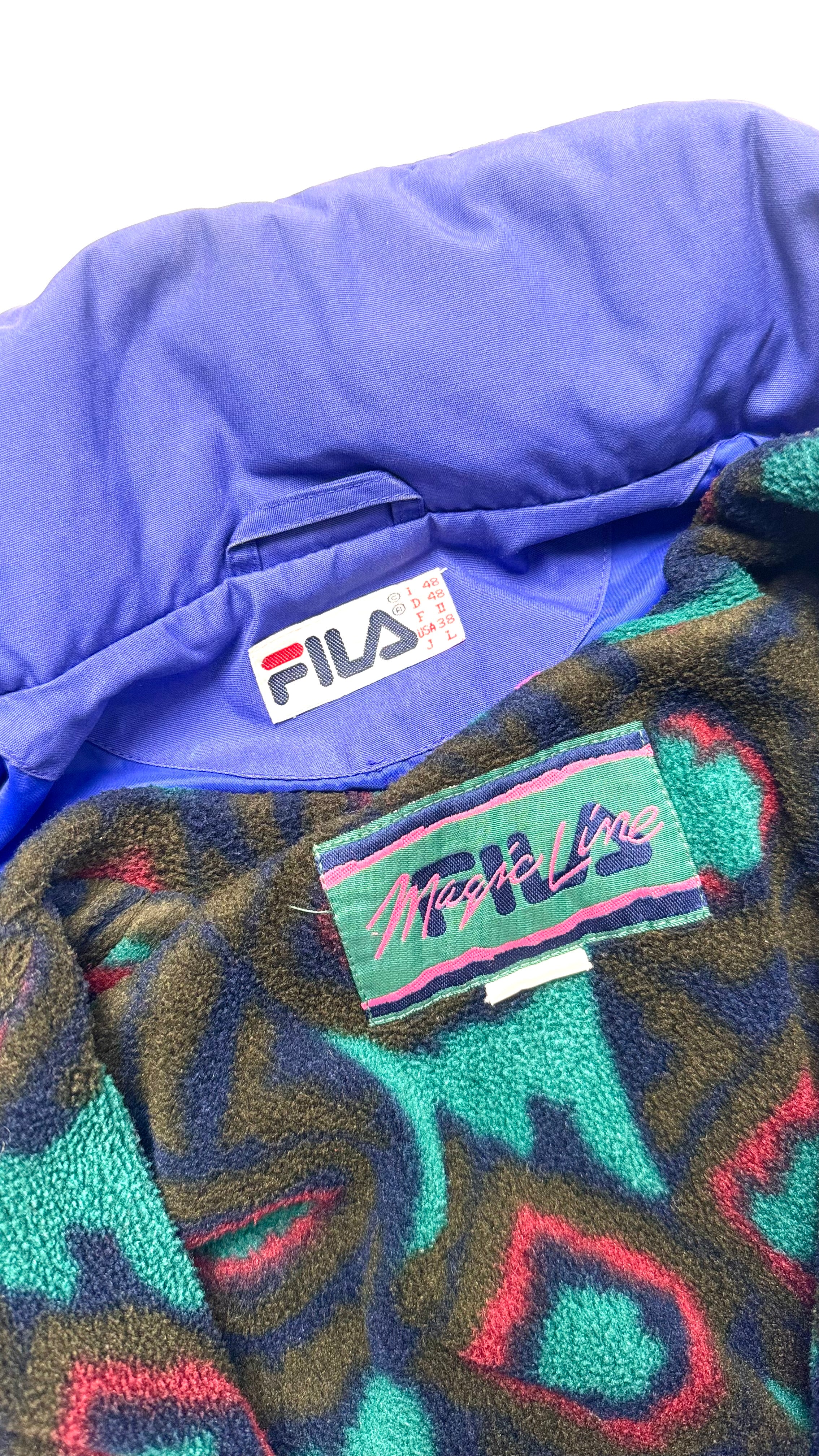 90s Vintage FILA 2 in 1 Winter Jacket