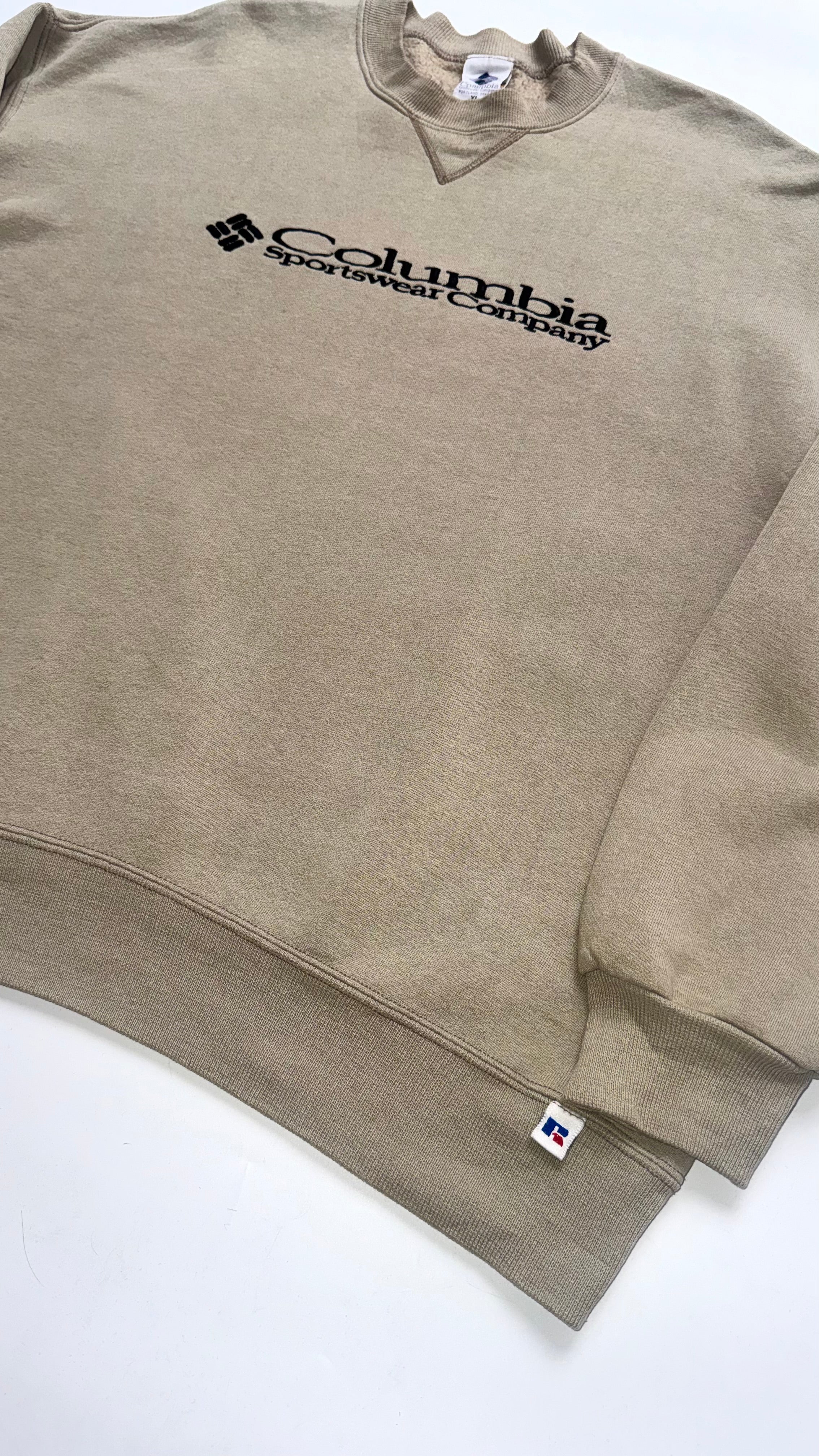 90s Columbia Beige Crewneck