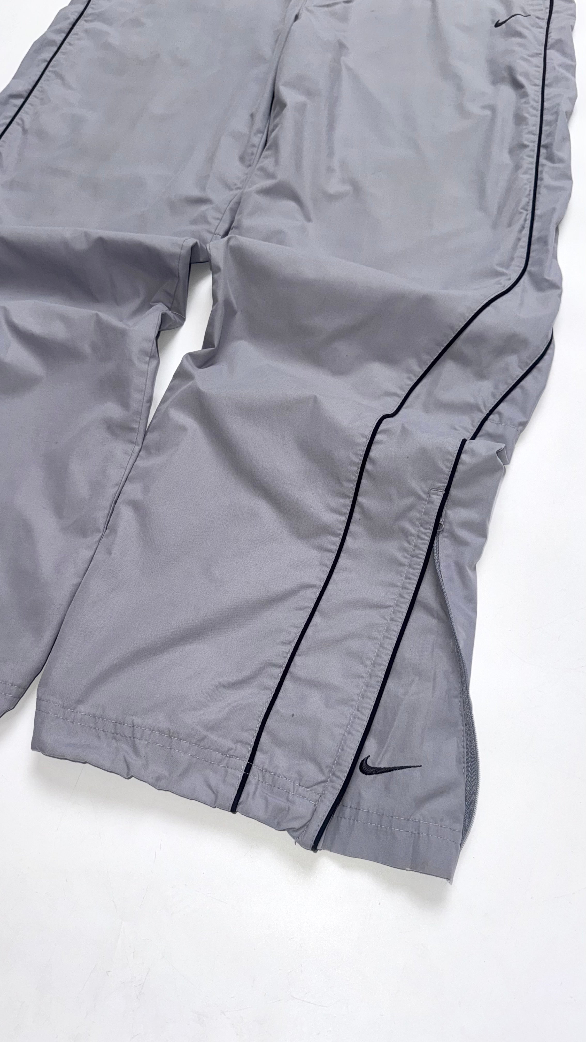 2000s Grey Nike Track Parachute Pants