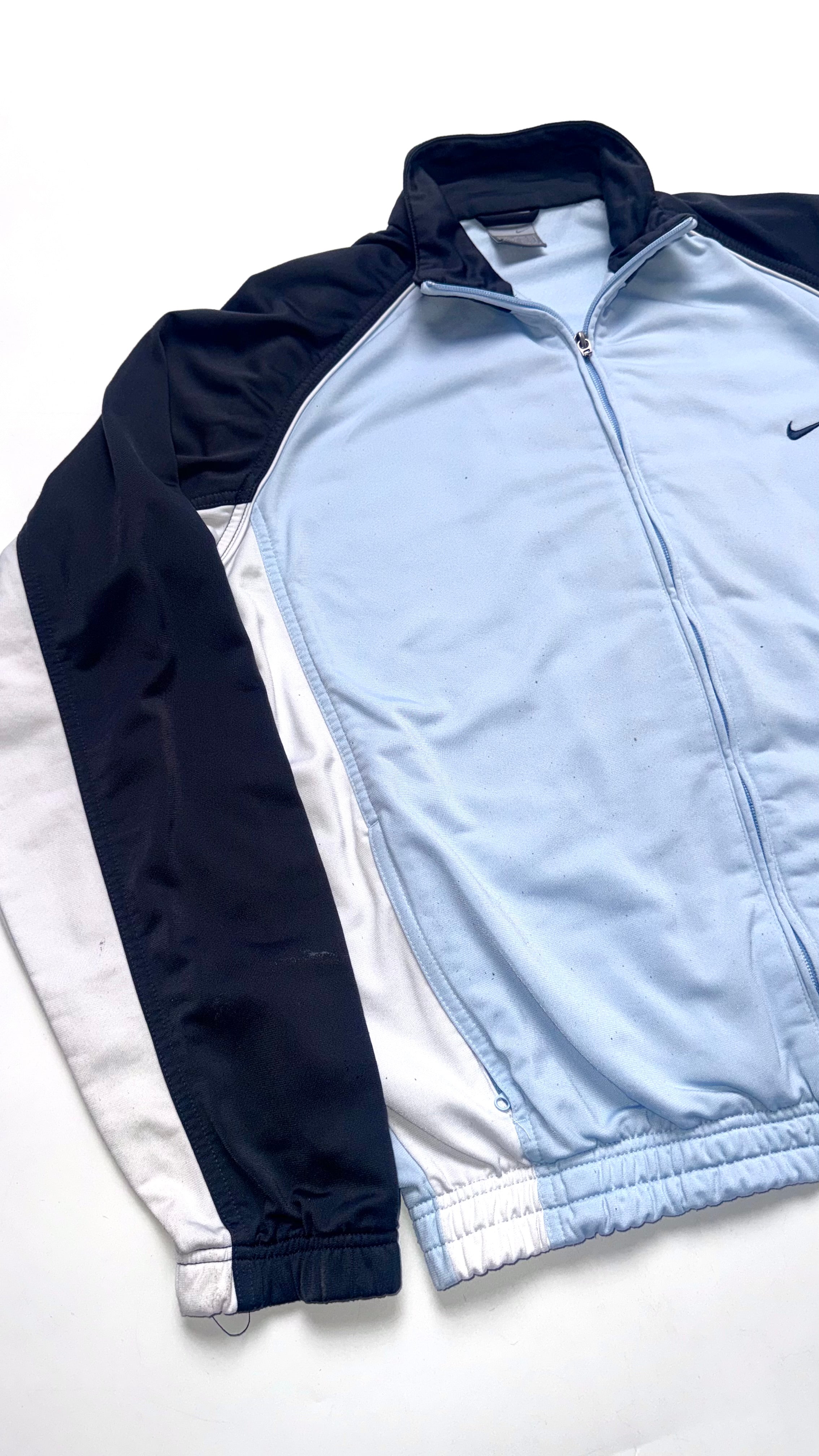2000s Nike Baby Blue Track Jacket
