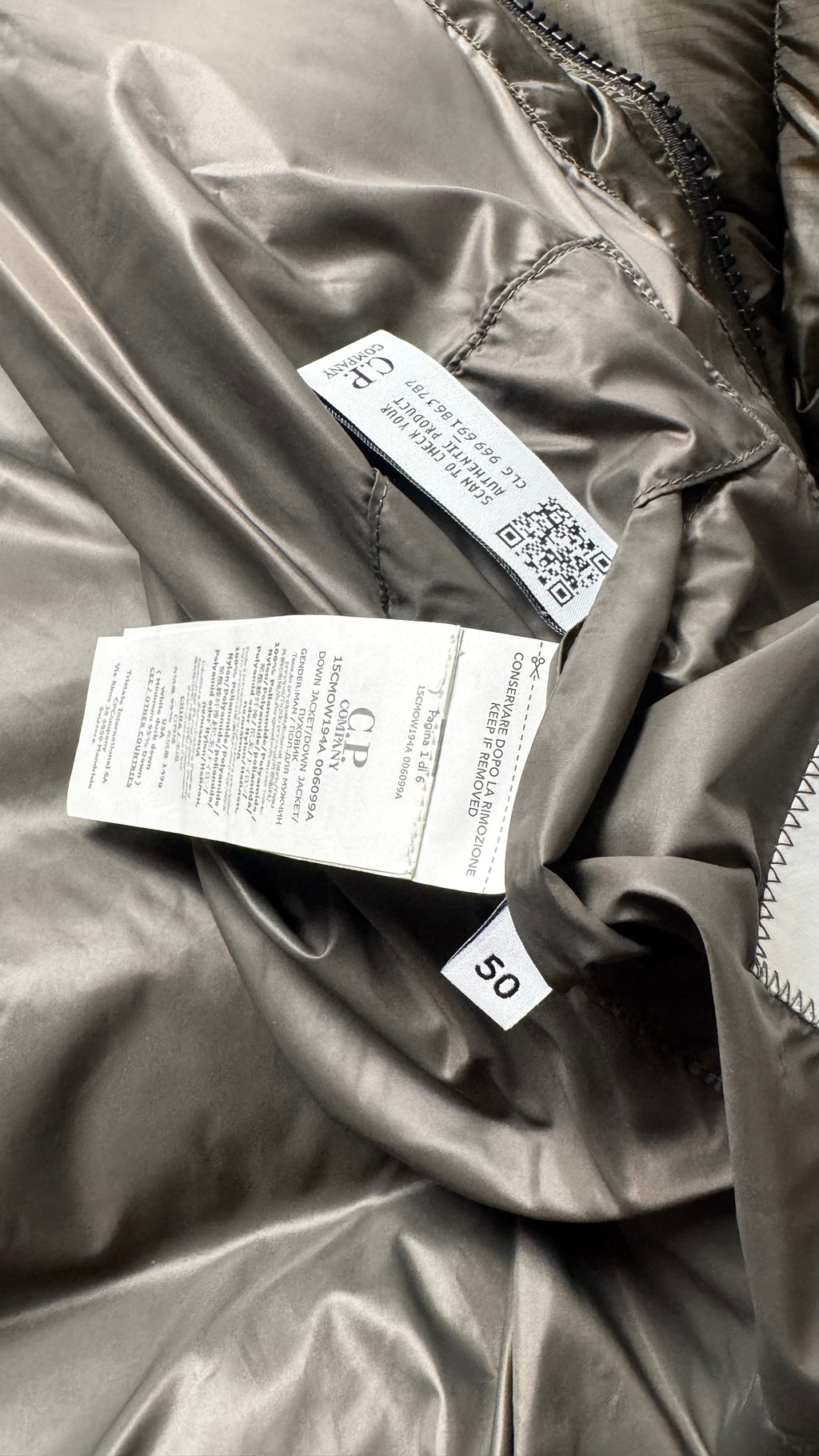C.P Company D.D Shell Puffer Jacket (FW23)