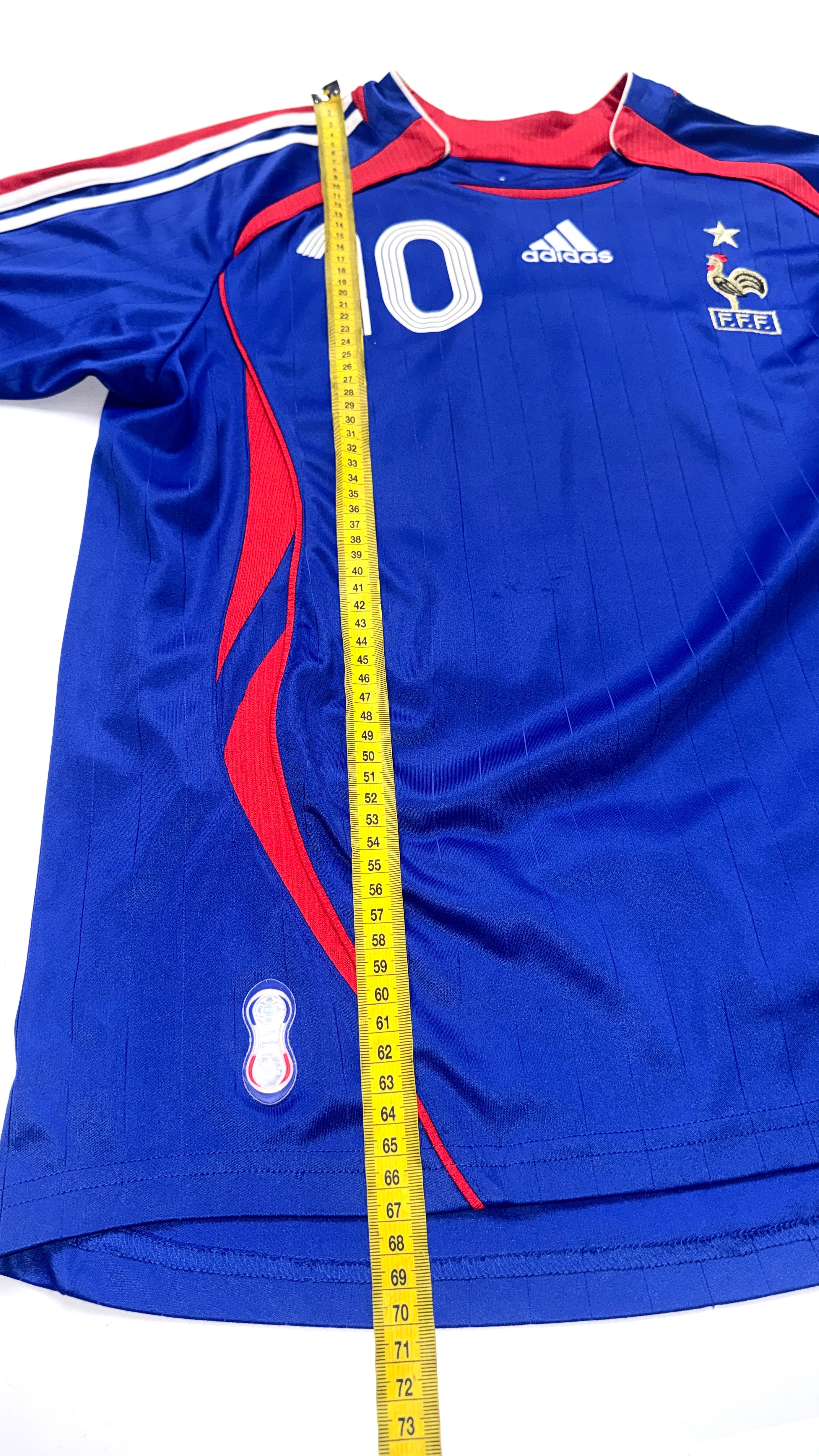 Vintage Adidas x France “ZIDANE” 2006 Blue jersey
