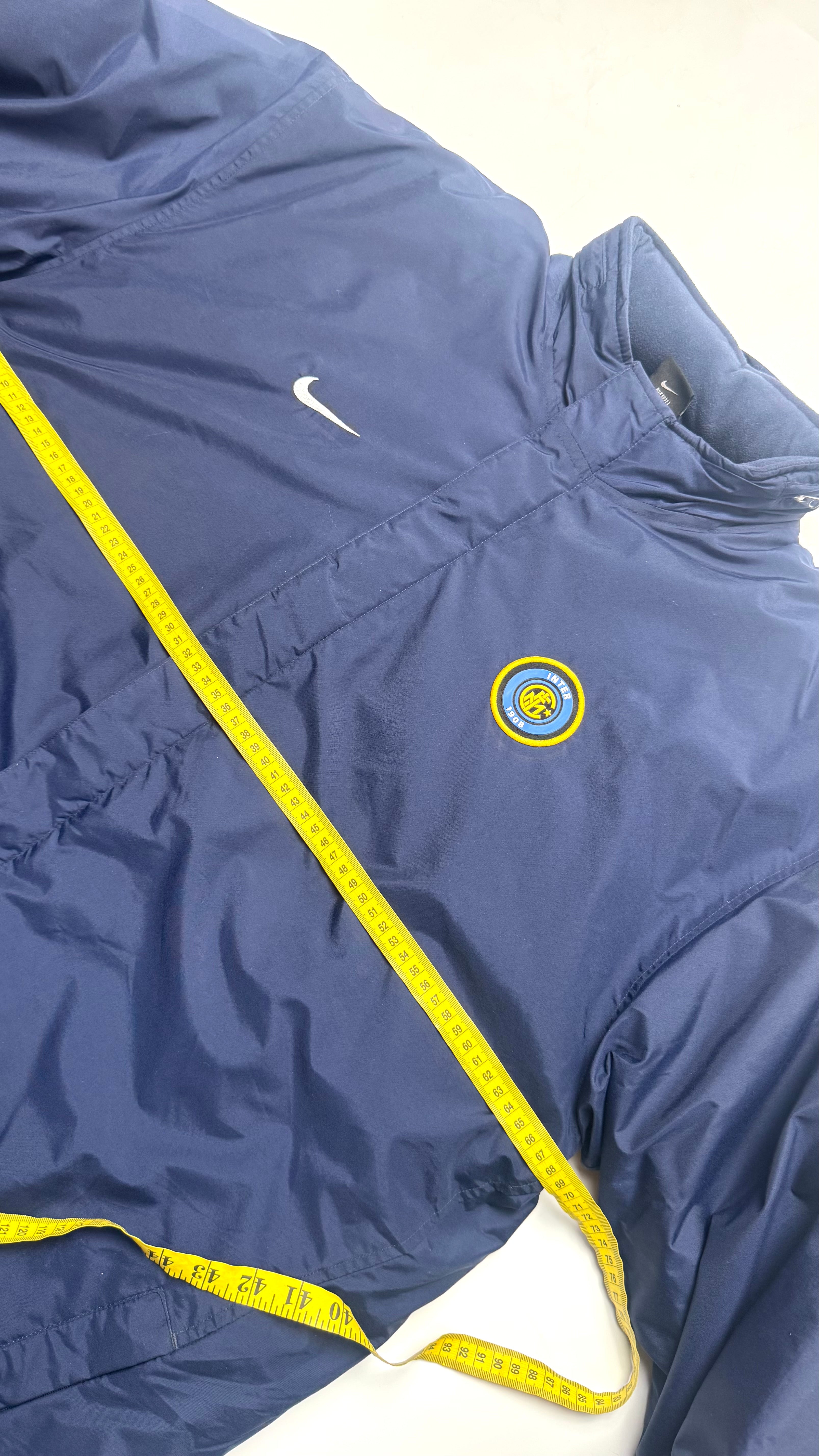 Vintage Nike Inter Milan 2003-04 Coach Heavy Winter Jacket