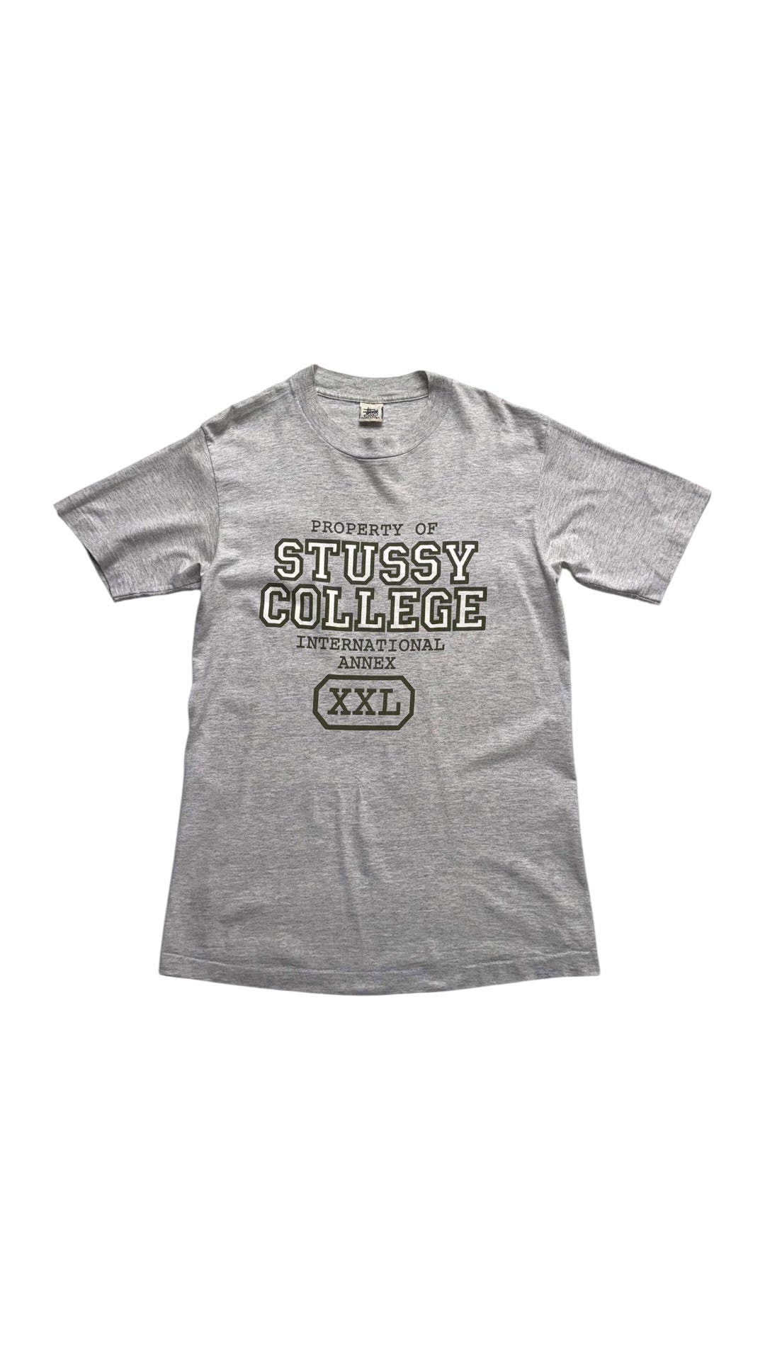 90s Stussy college graphic t shirt