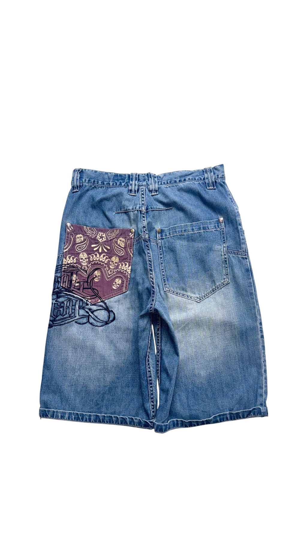 2000s Tribal Baggy Jorts