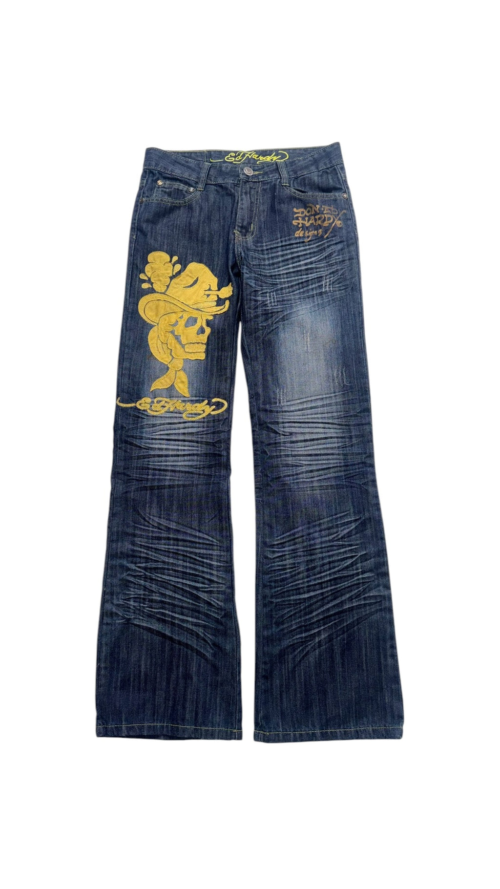 Y2k Women’s Low waist Ed hardy Bootcut Jeans