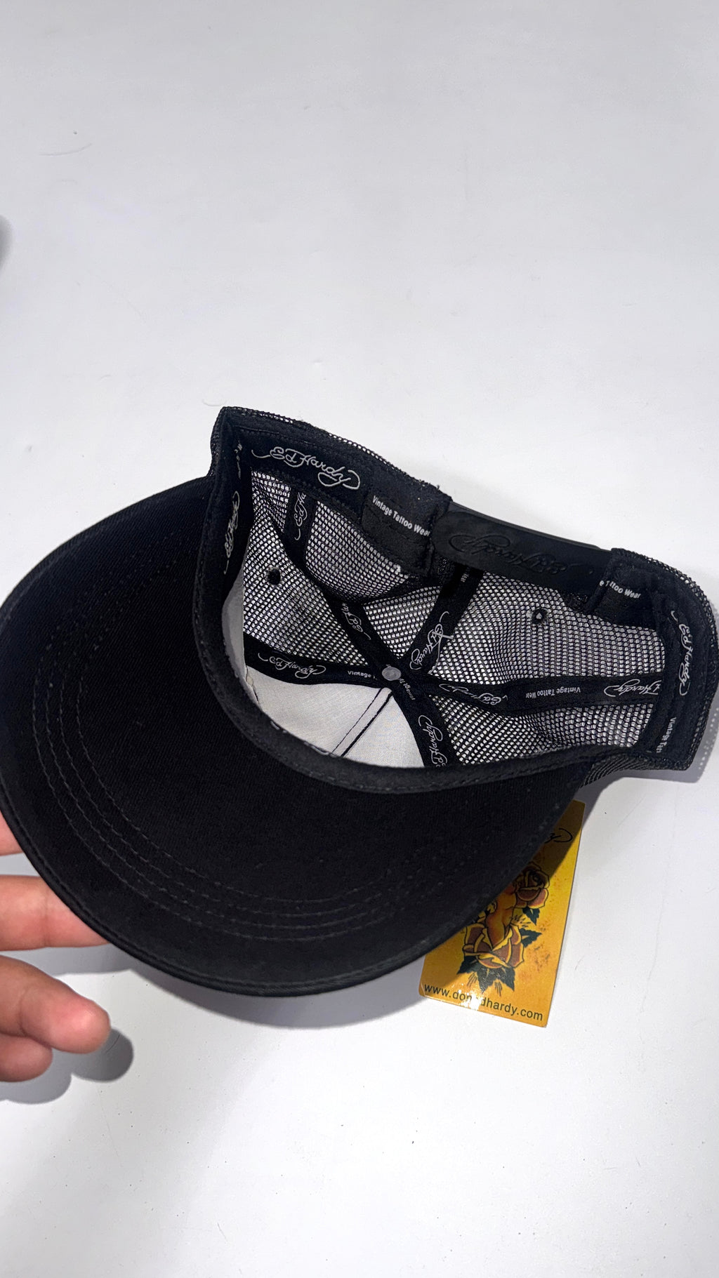 Y2K Ed hardy “Fire Skull” Cap