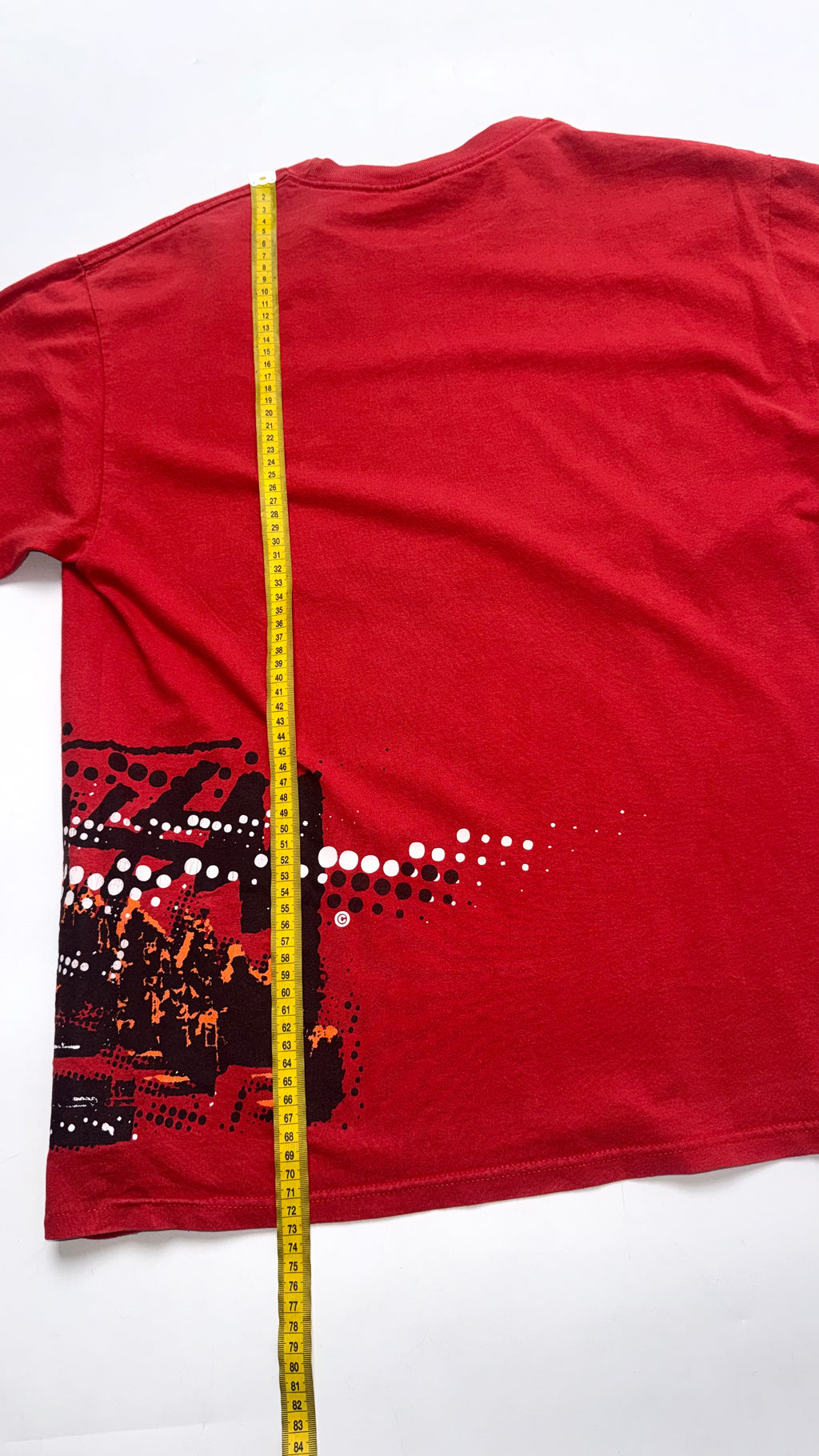90s Red Stussy Graphic T Shirt