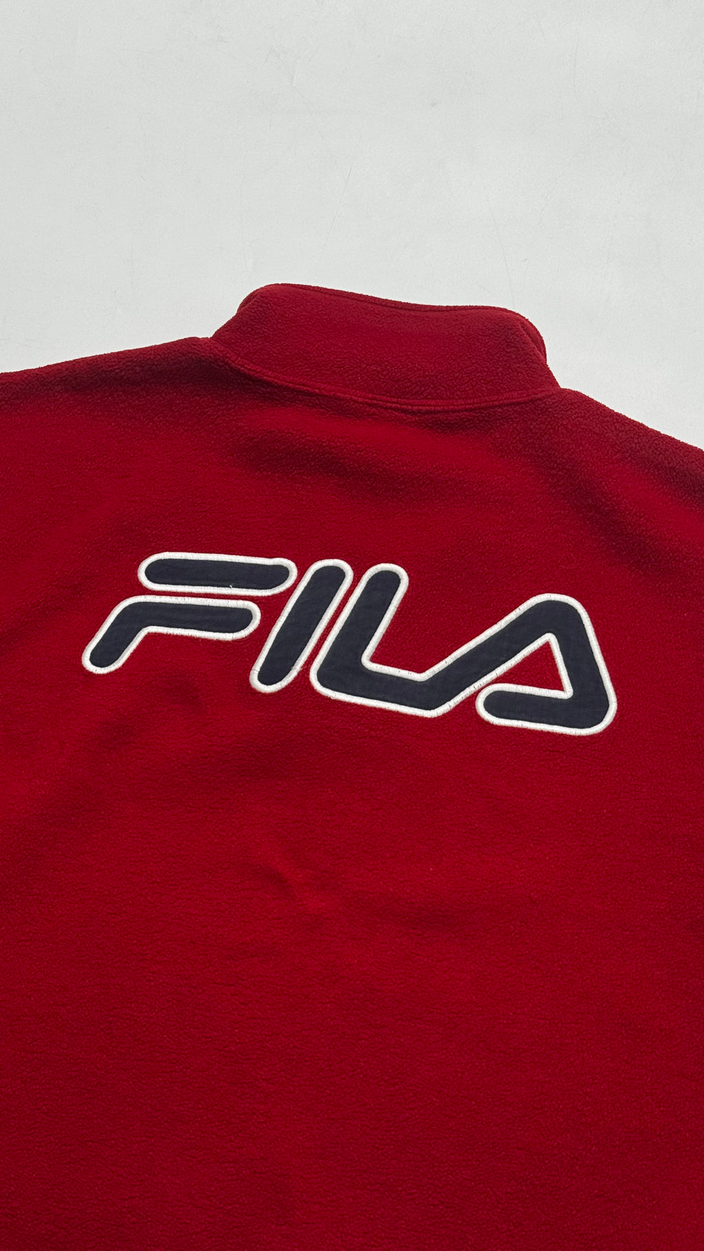 Y2k FILA Red Heavy Fleece