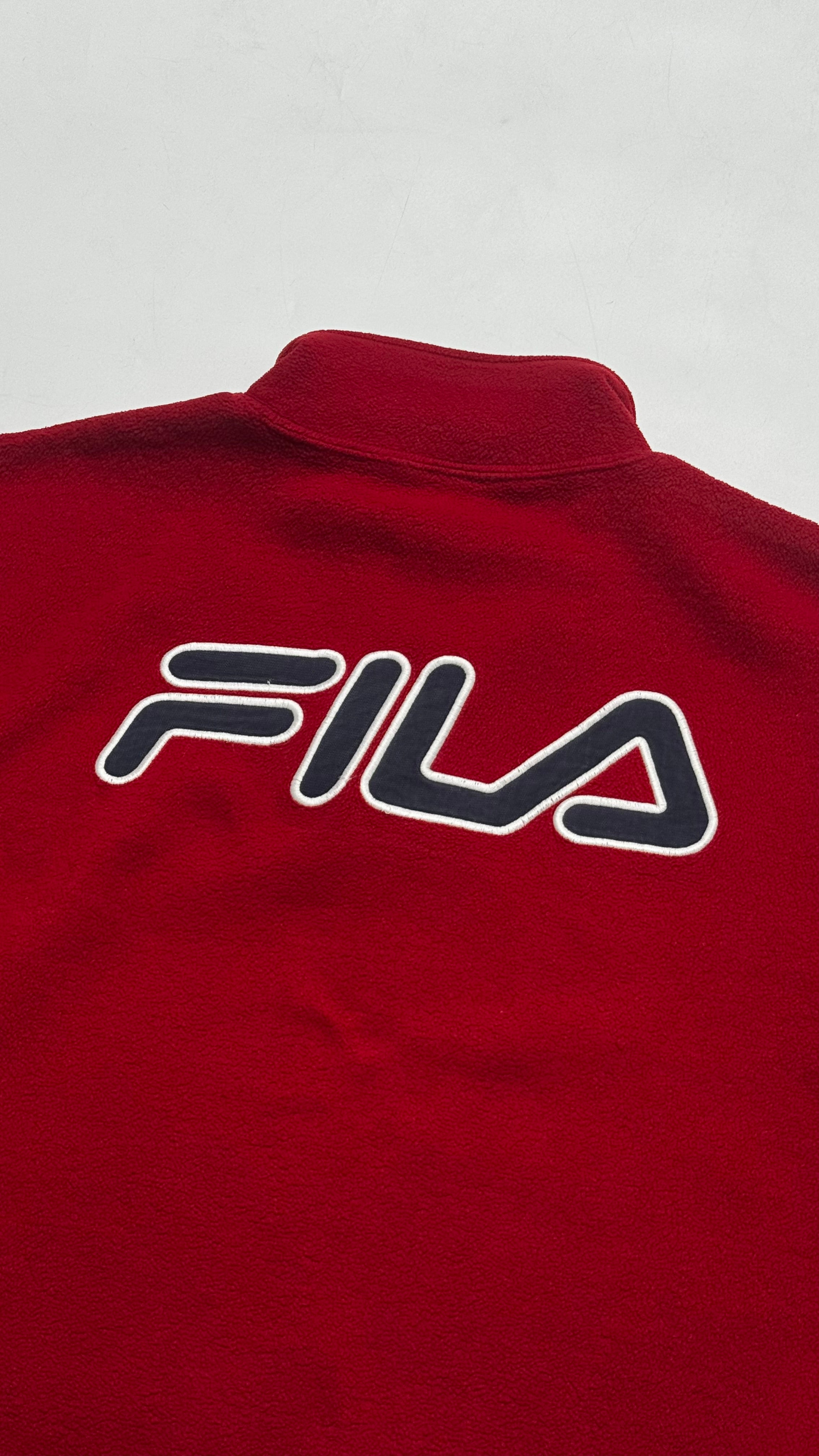 Y2k FILA Red Heavy Fleece