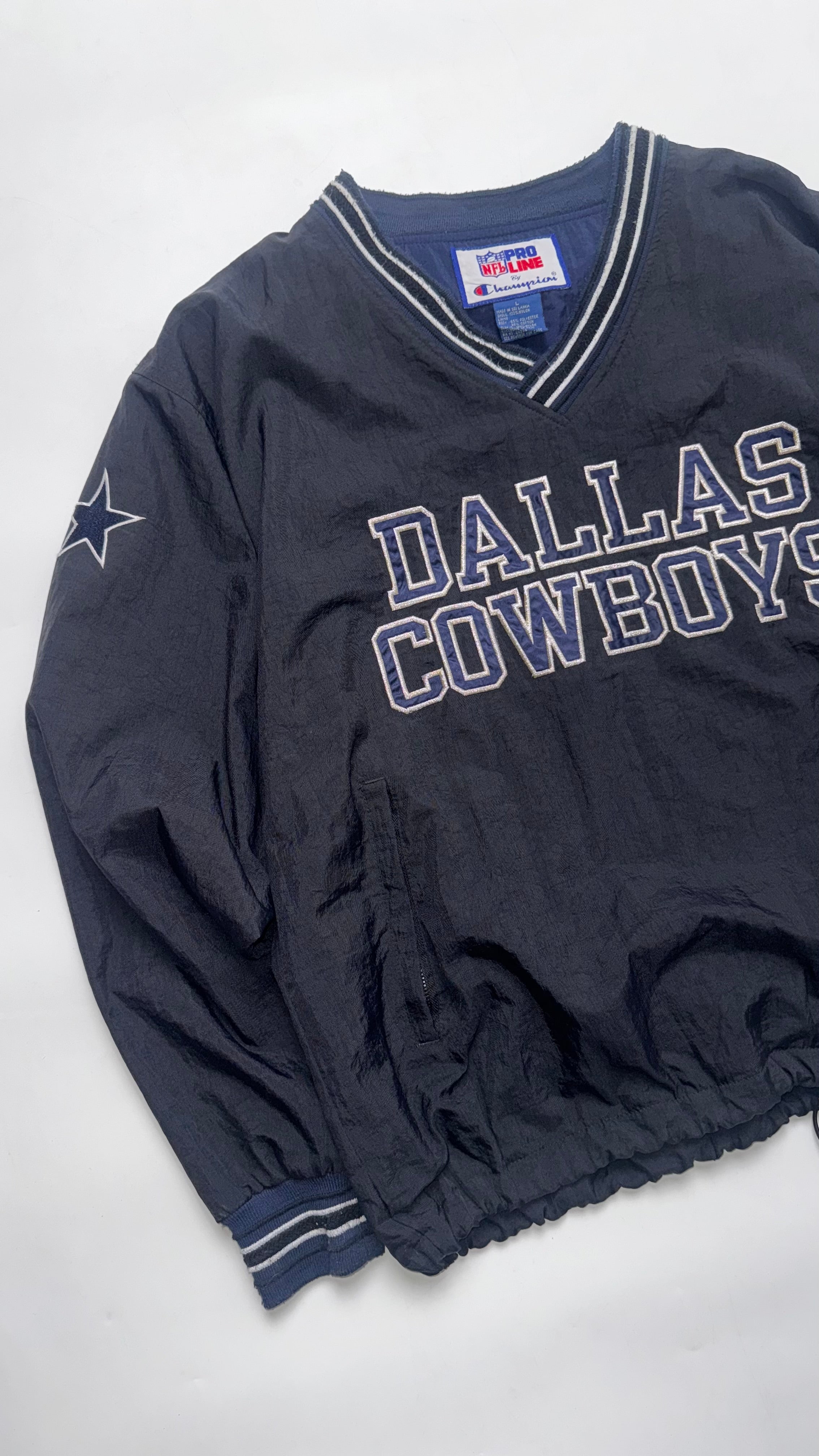 Αντιανεμικό πουλόβερ Cowboys Dallas της δεκαετίας του '90