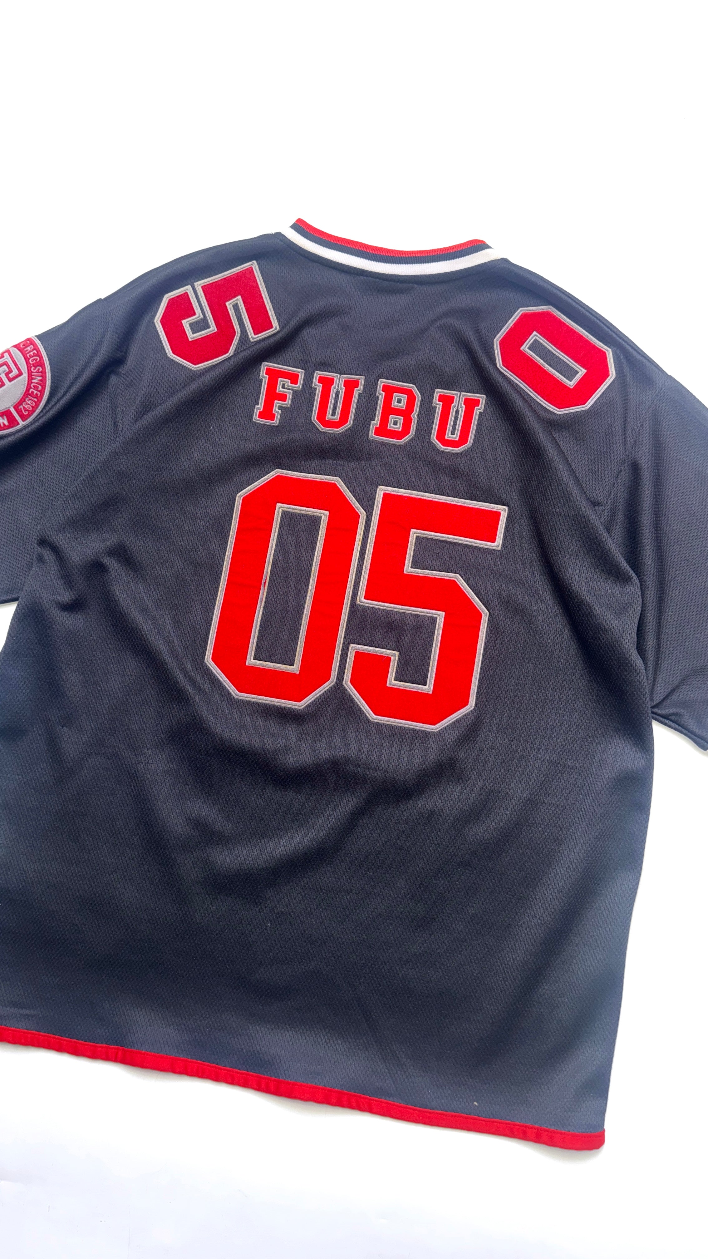 2000s FUBU Black/Red Jersey
