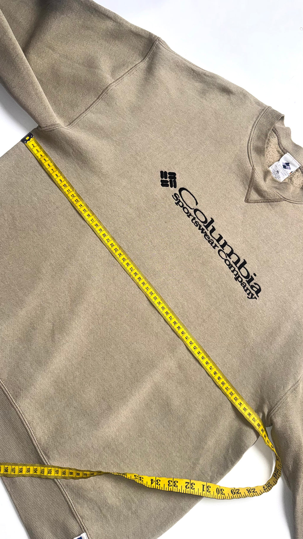 90s Columbia Beige Crewneck