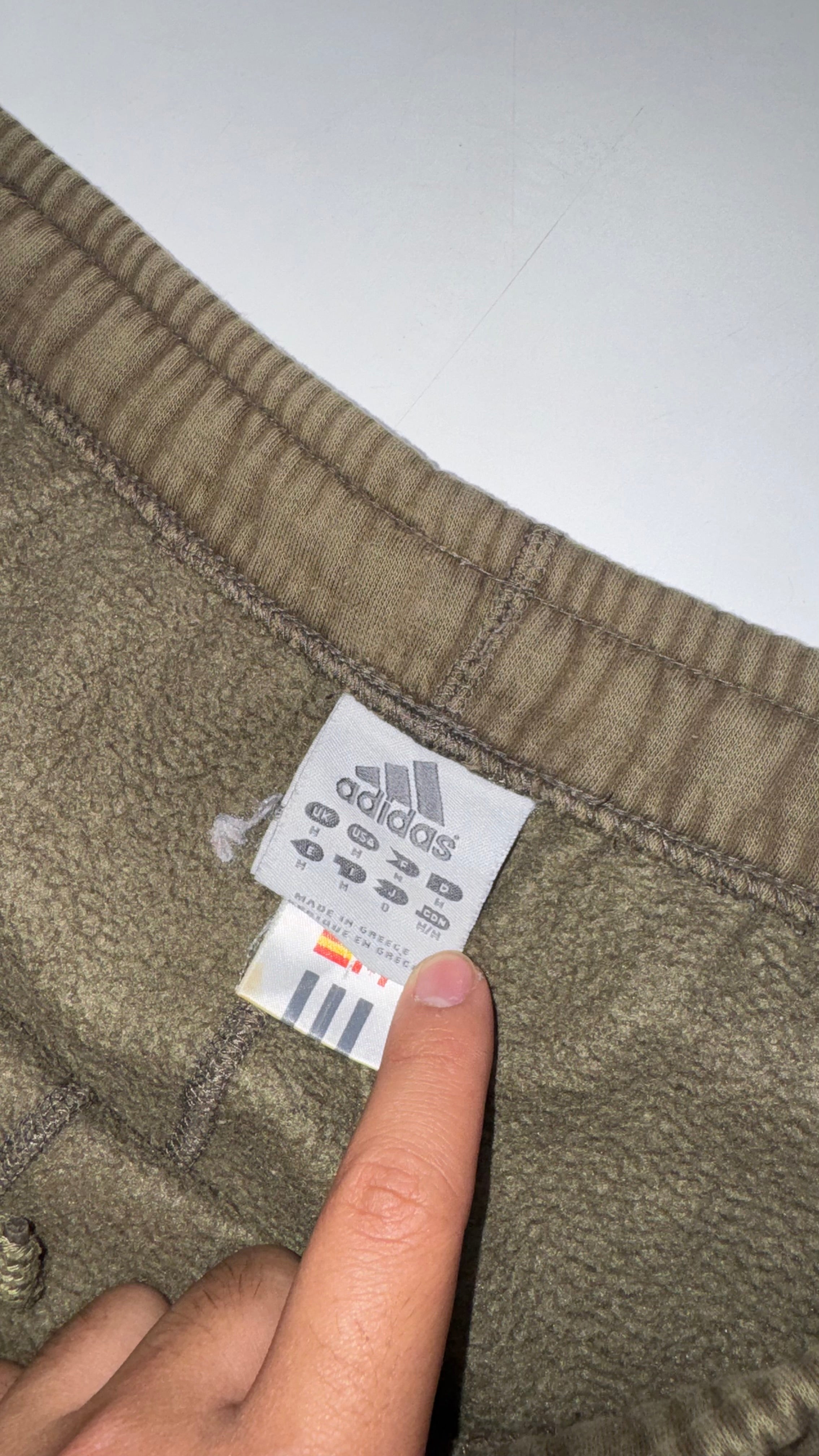 2000s Adidas Khaki Sweatpants