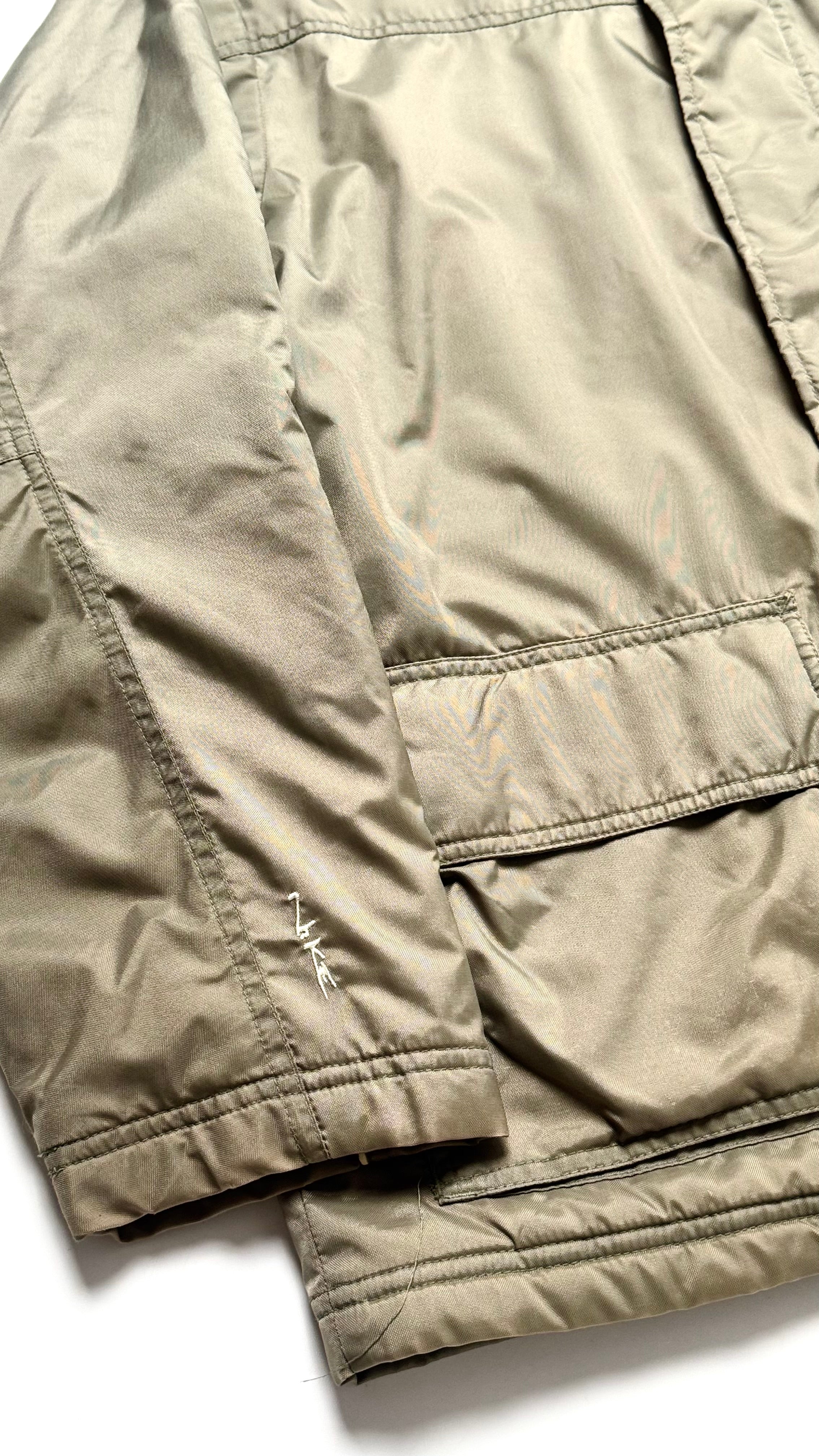 2000s Khaki Nike Lightweight winter jacket