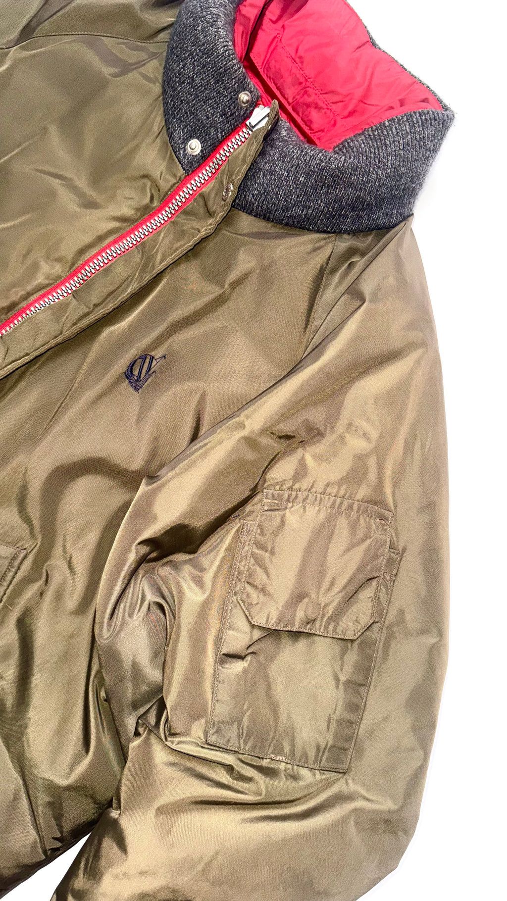 90s Vintage Reversible Nautica Bomber Winter Jacket