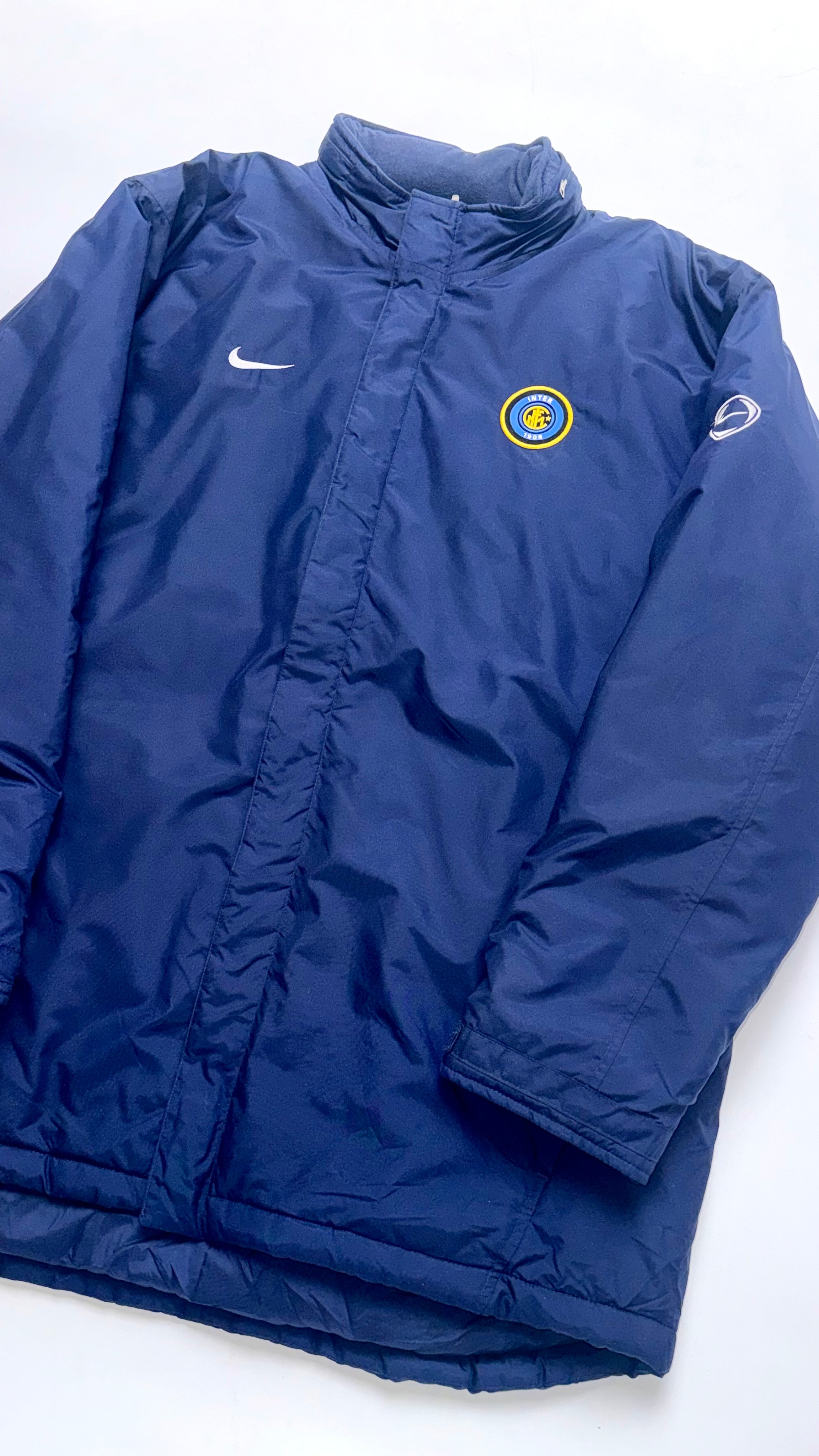 Vintage Nike Inter Milan 2003-04 Coach Heavy Winter Jacket