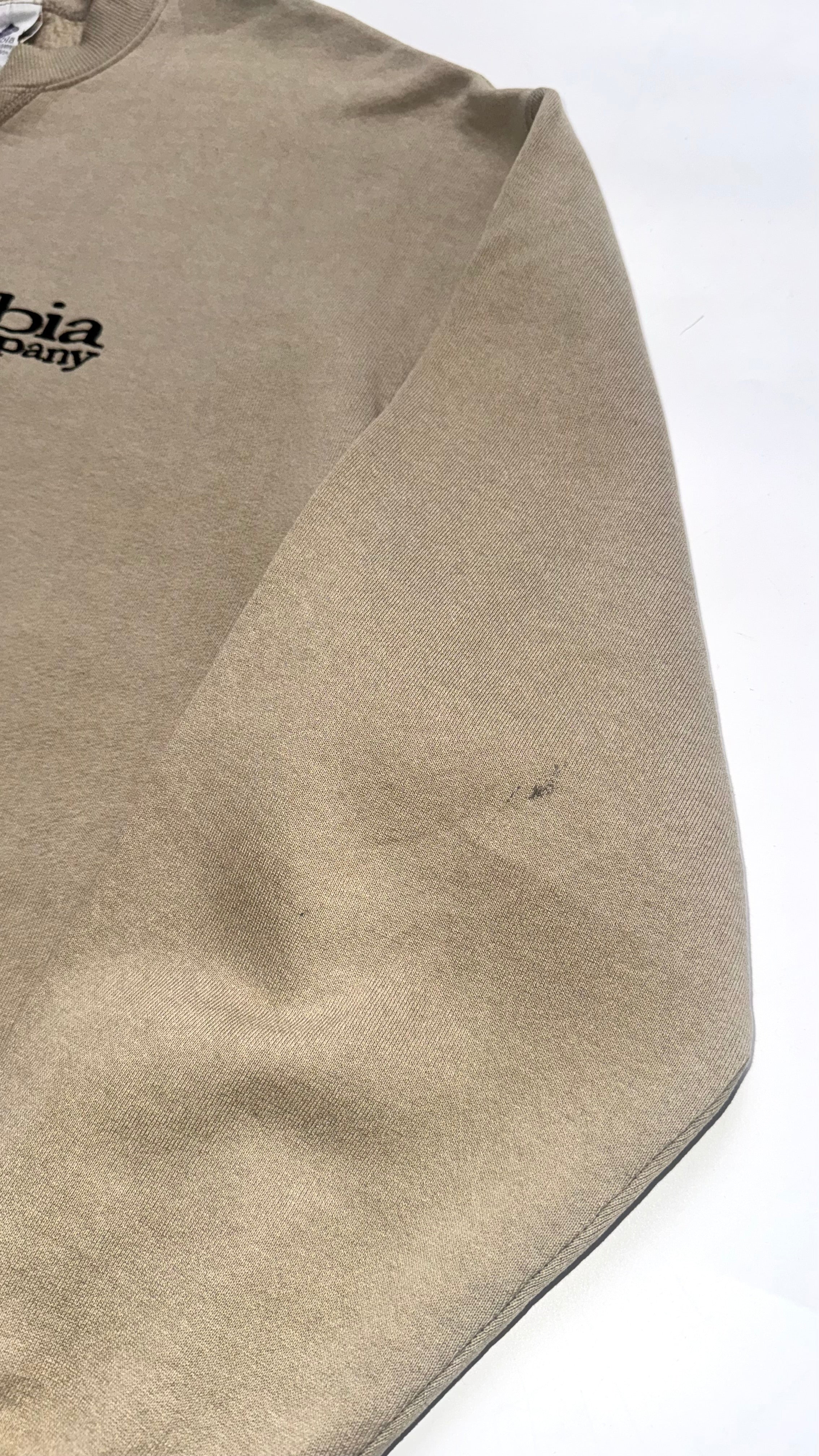 90s Columbia Beige Crewneck