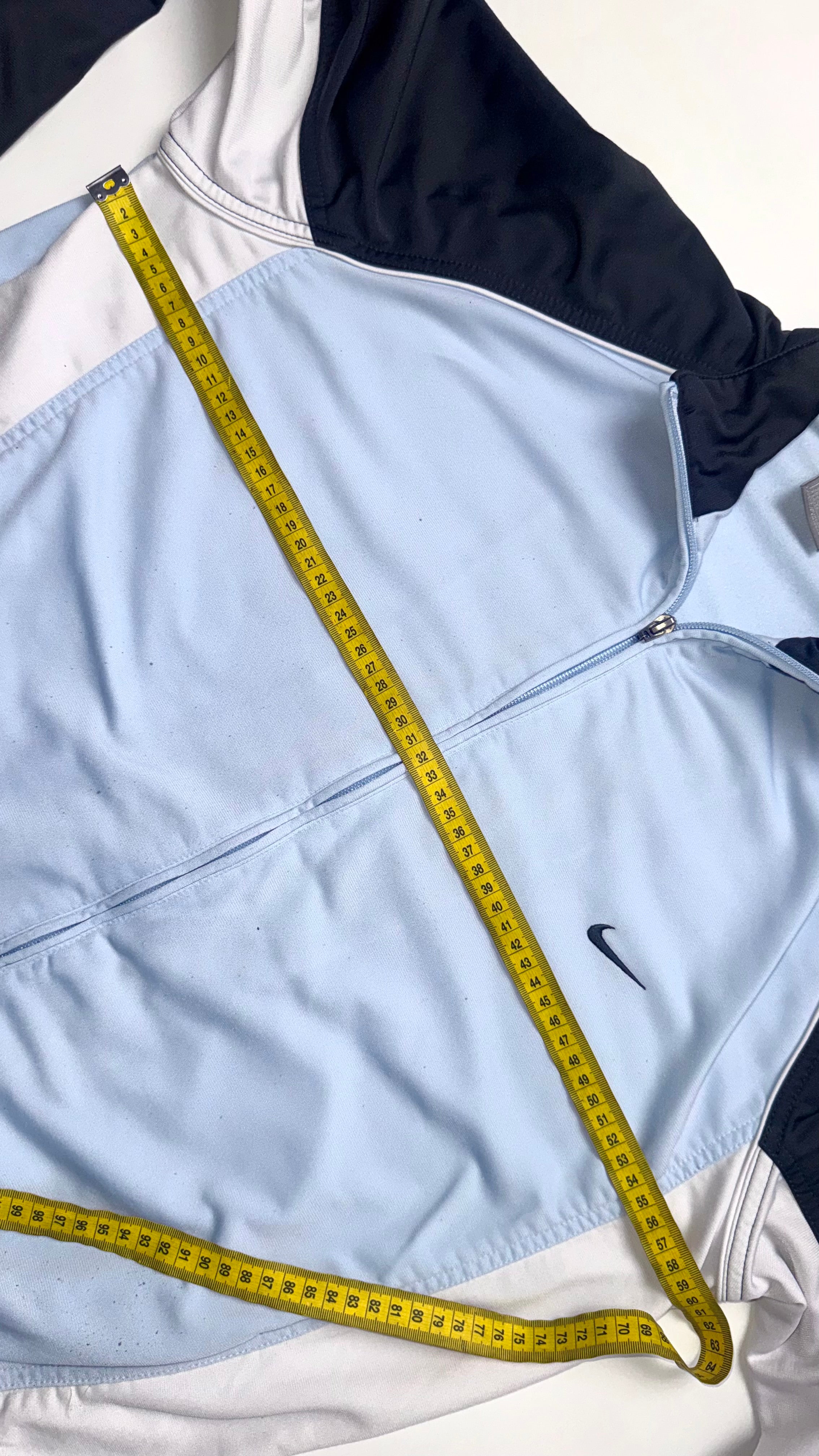 2000s Nike Baby Blue Track Jacket