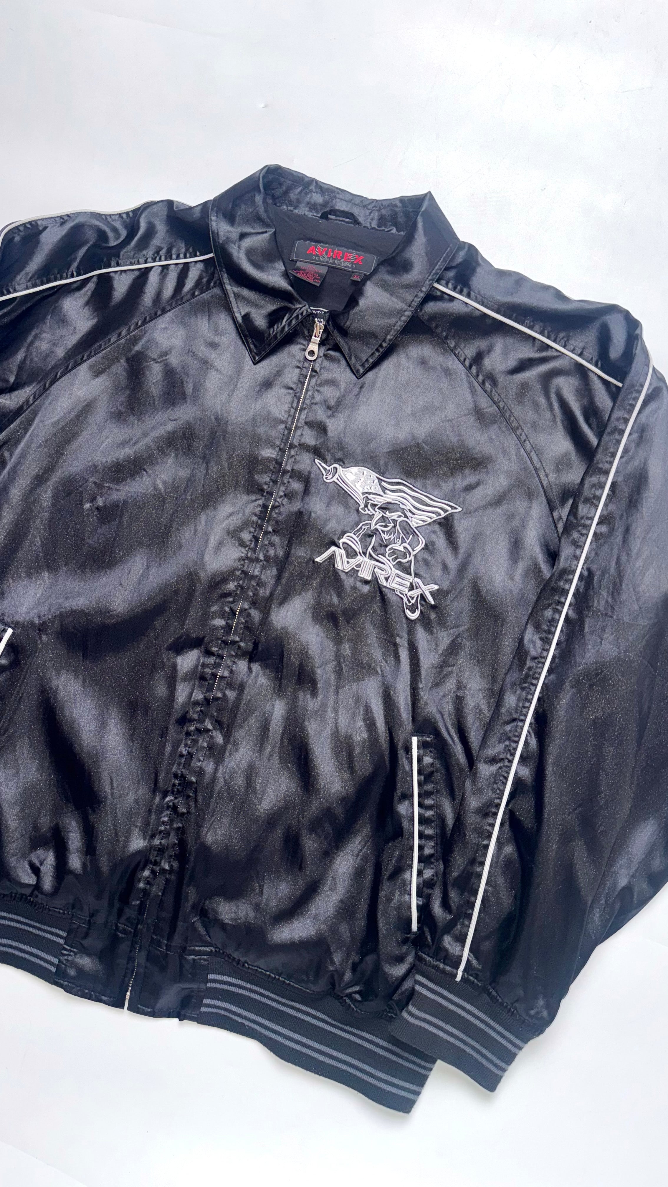Vintage Avirex Oversized Black Jacket