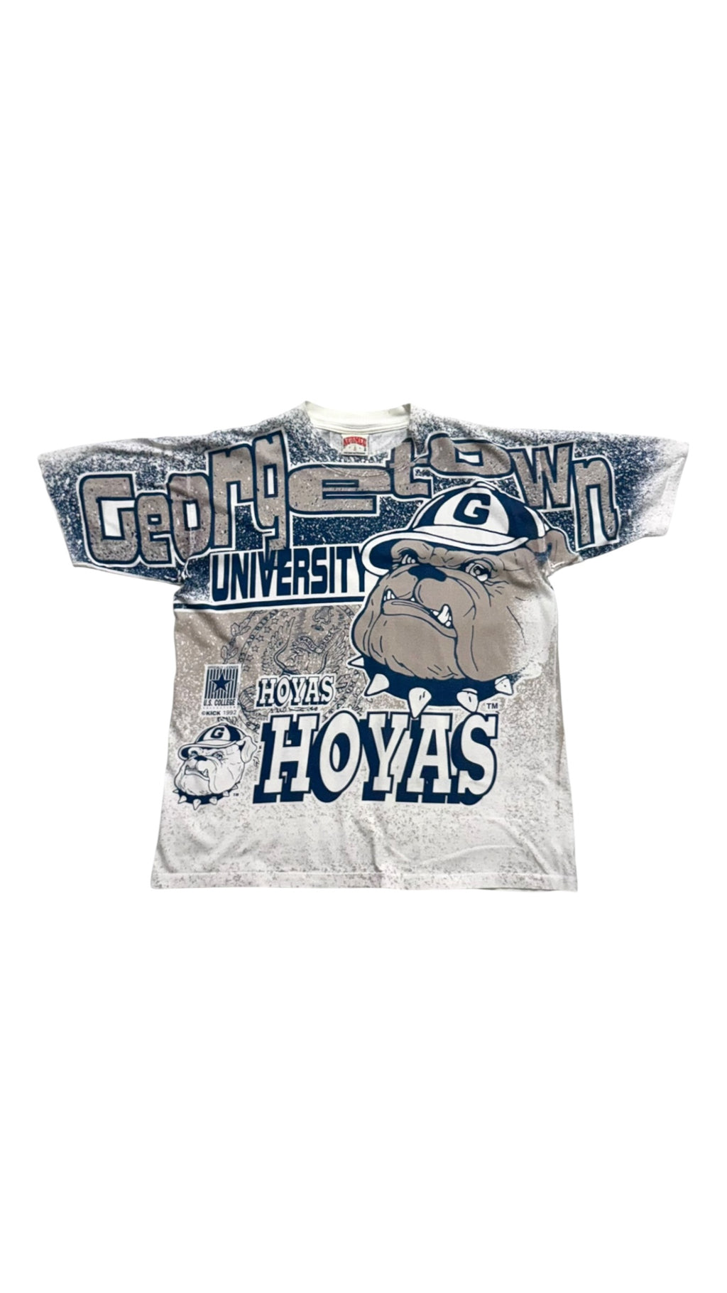 90s Georgetown All Over Print Graphic Tee