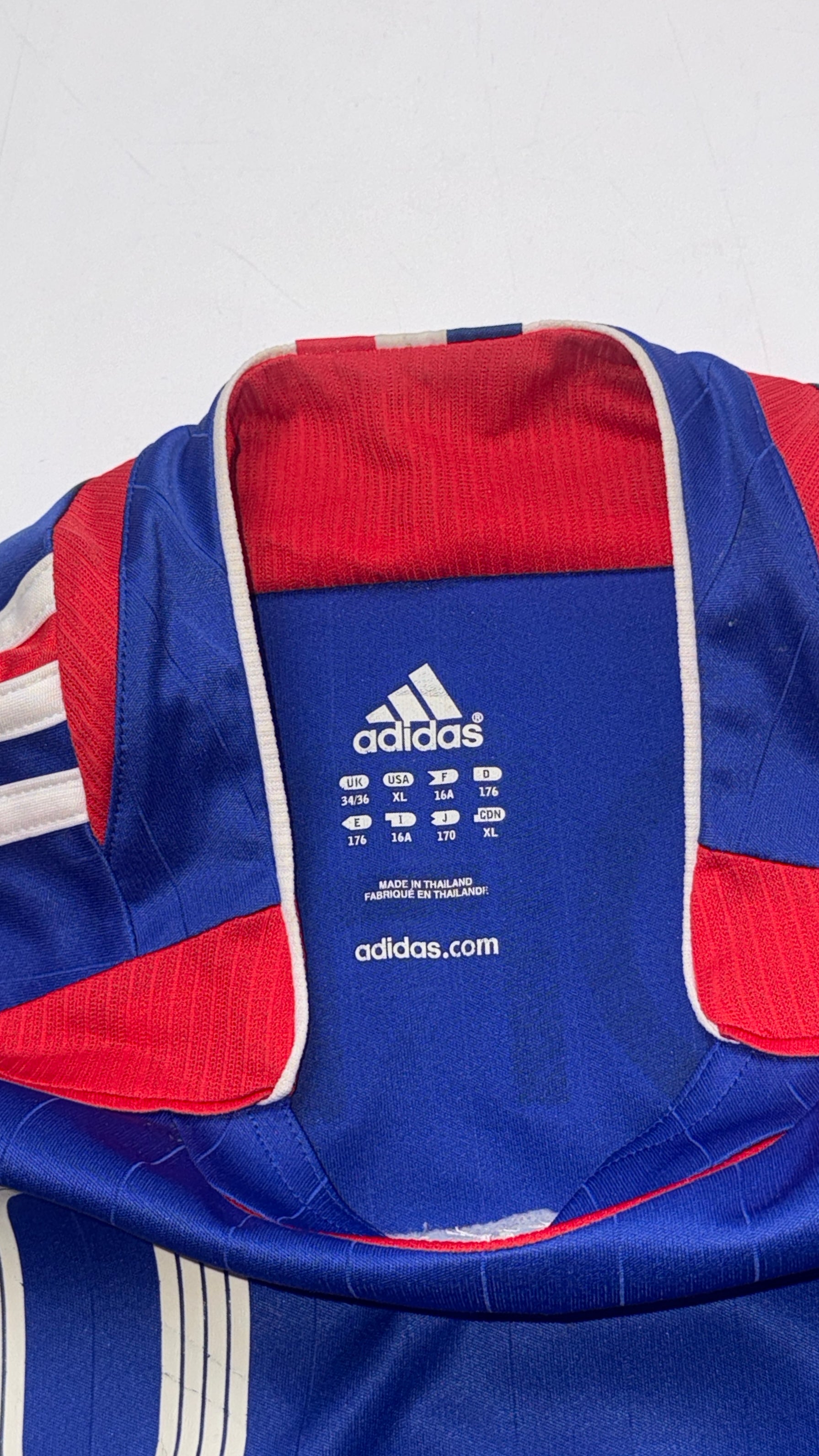 Vintage Adidas x France “ZIDANE” 2006 Blue jersey