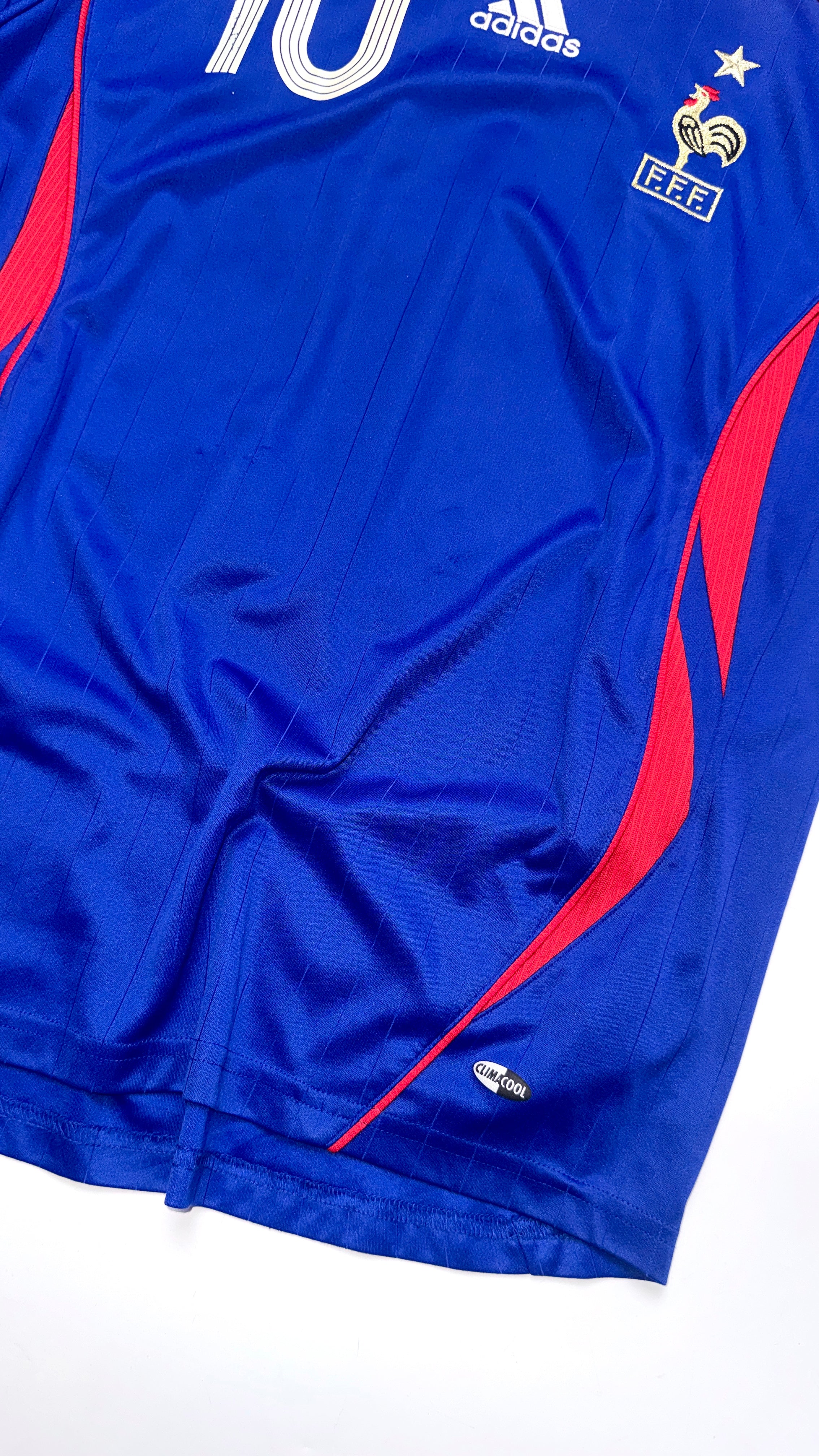 Vintage Adidas x France “ZIDANE” 2006 Blue jersey