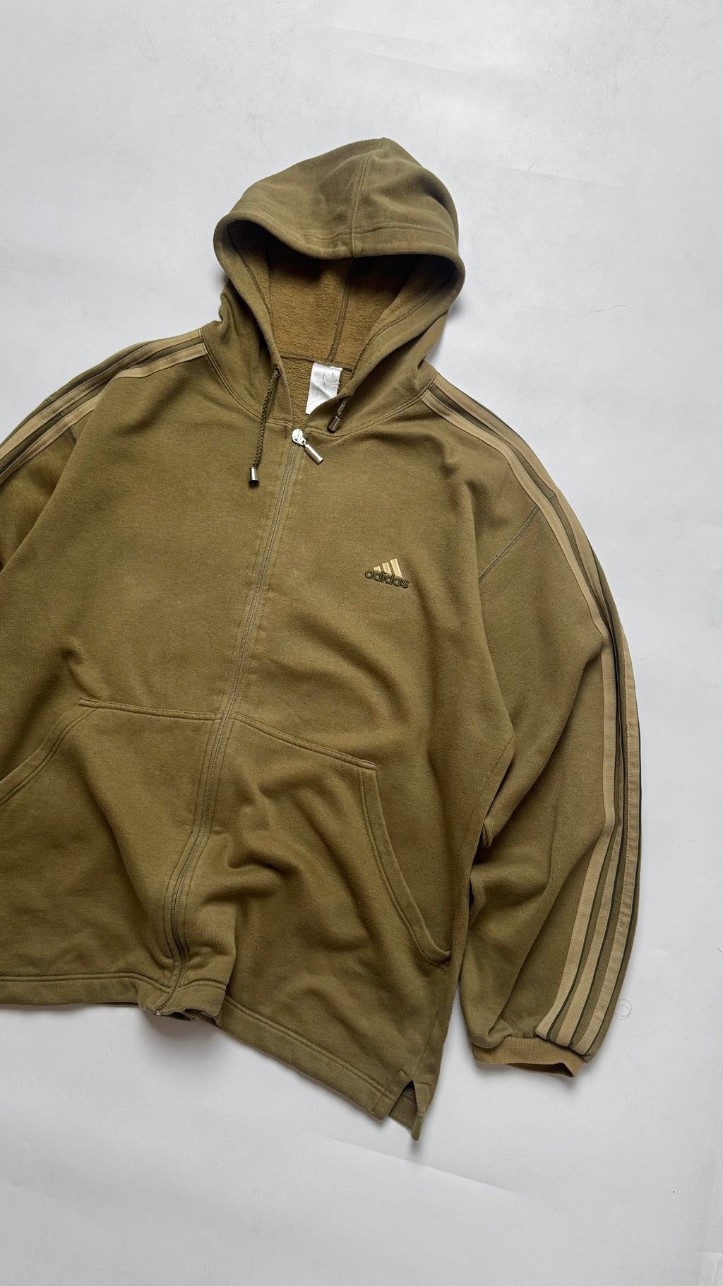 Early 2000s Adidas Khaki Track Jacket