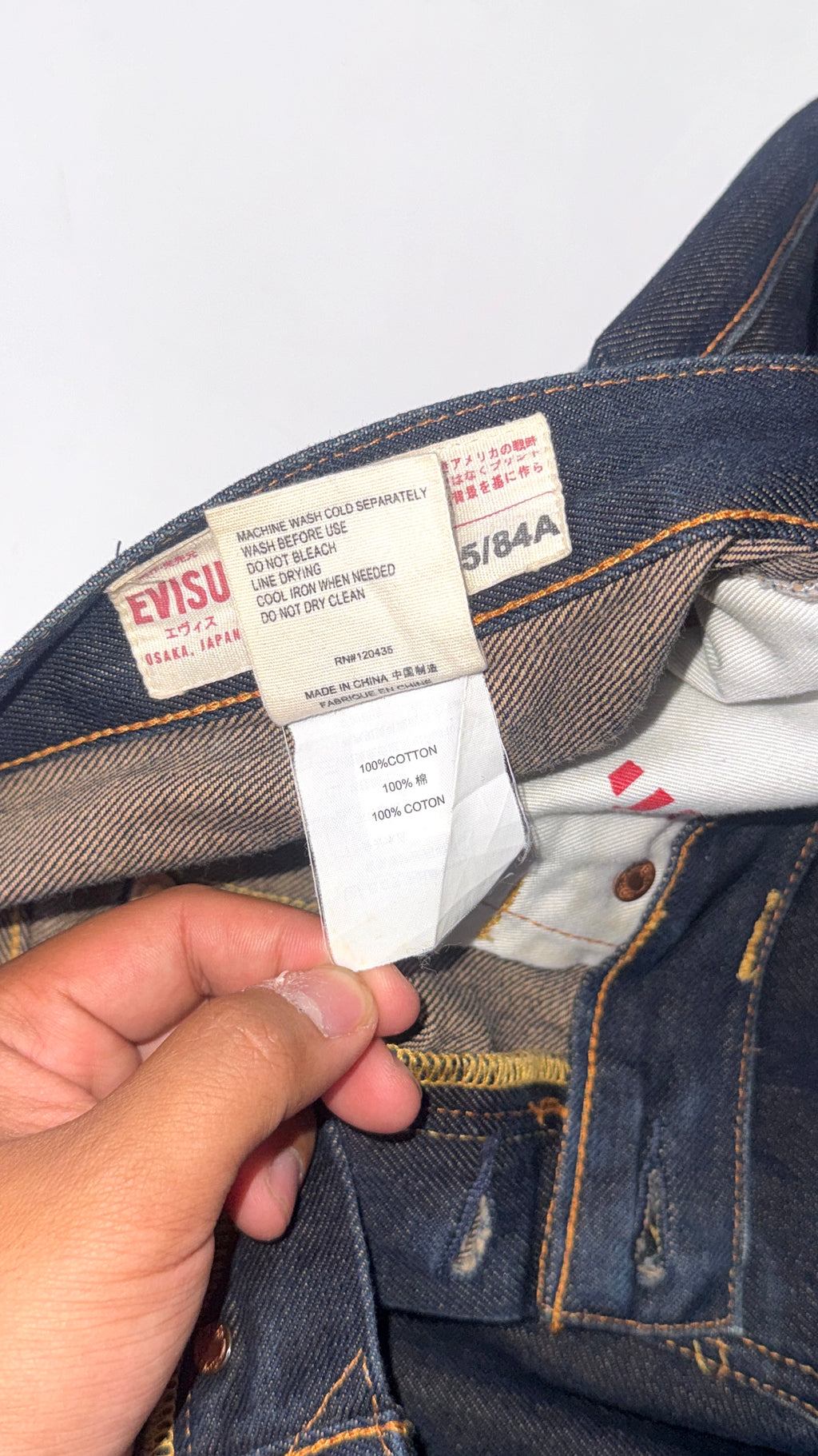 Vintage Evisu Daicock Lot 2000s No 3 Baggy Jeans