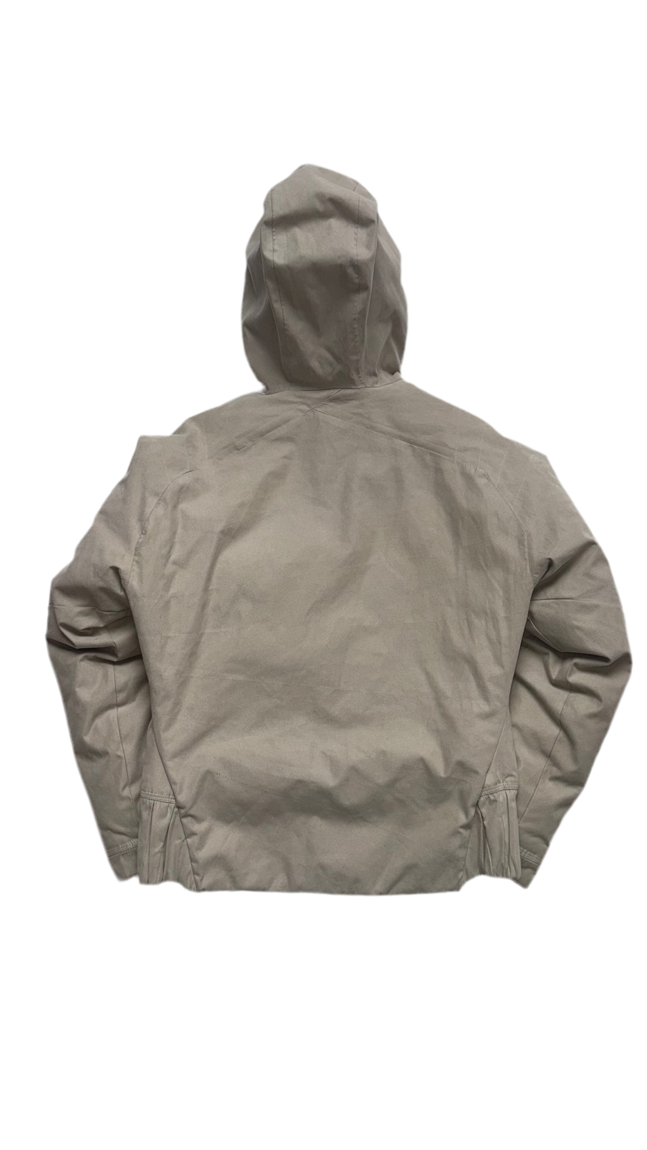 Vintage Nike ACG Women's Tan Puffer Goose Down Coat Jacket
