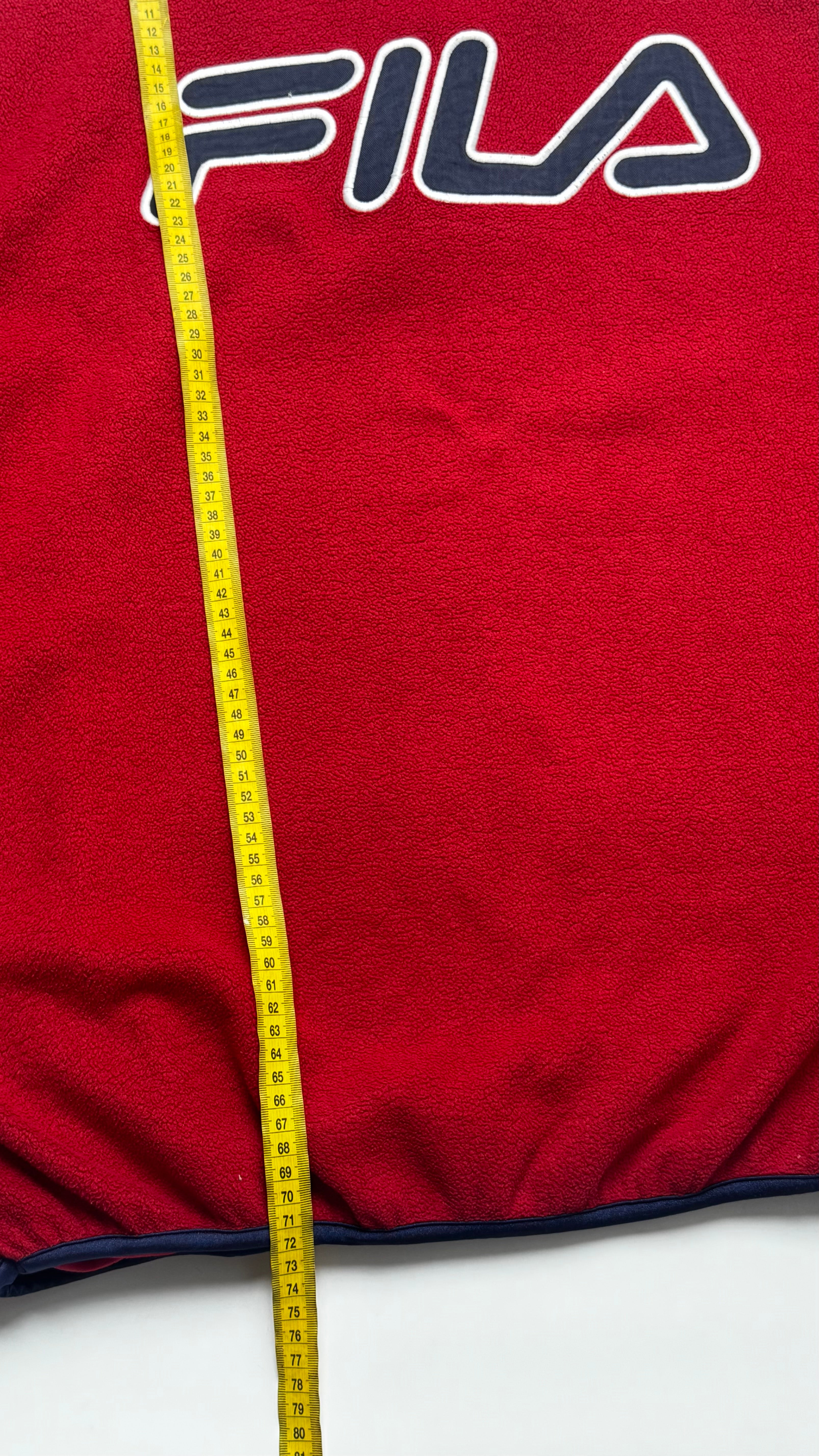 Y2k FILA Red Heavy Fleece