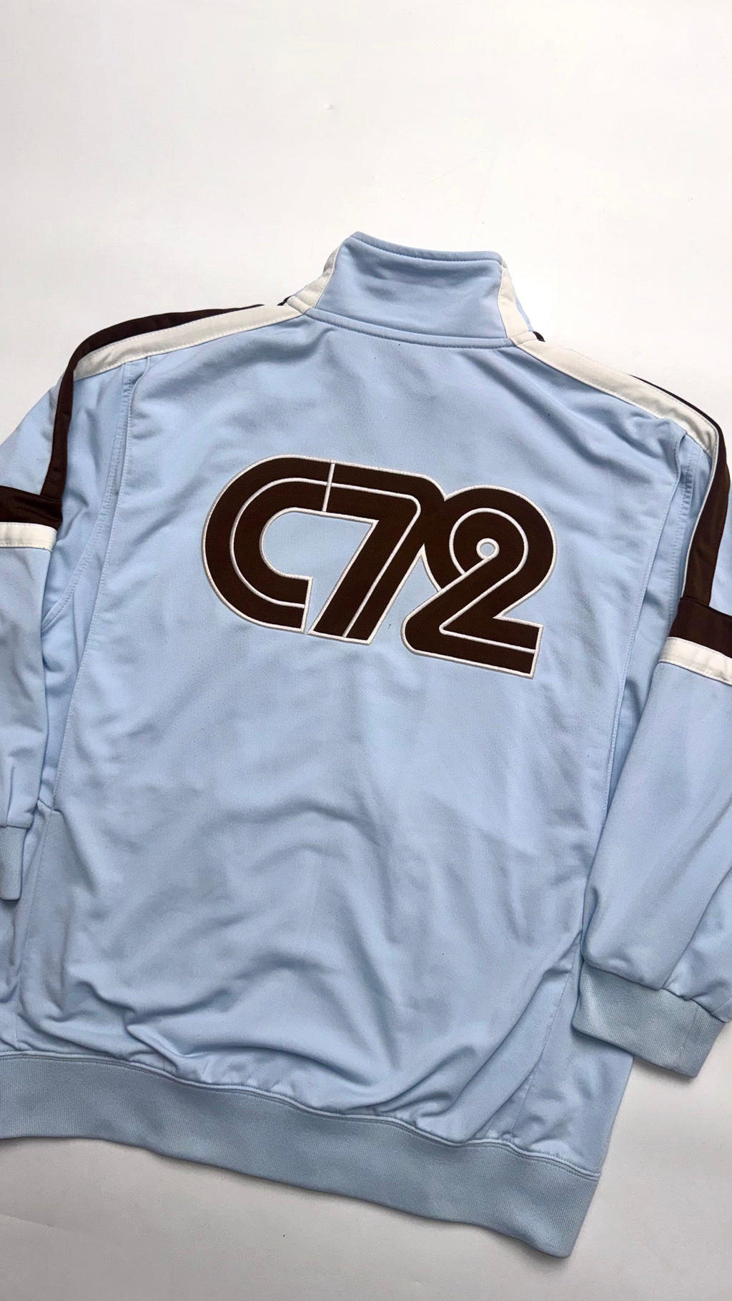 2000s Nike Cortez Baby Blue Track Jacket