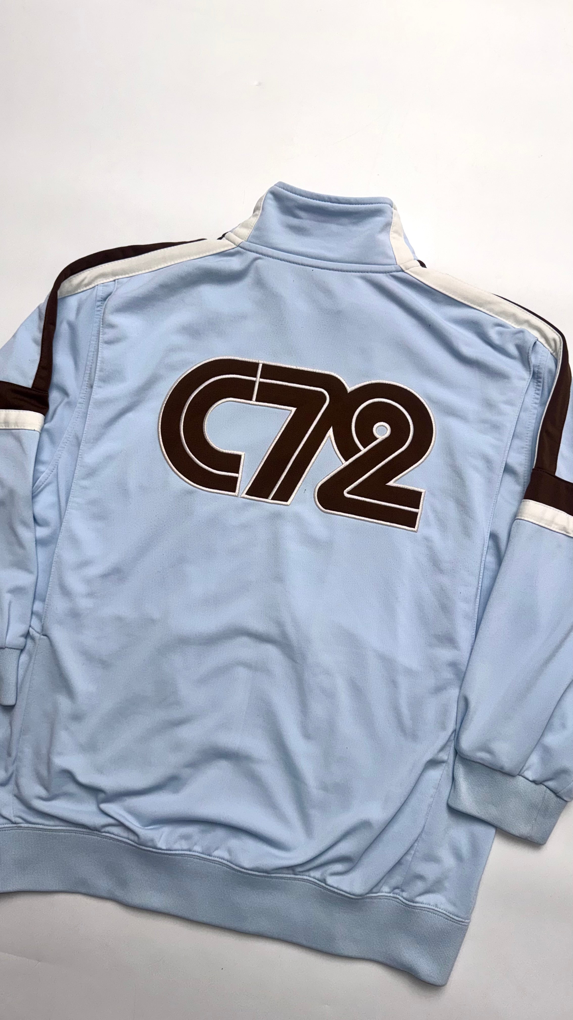2000s Nike Cortez Baby Blue Track Jacket