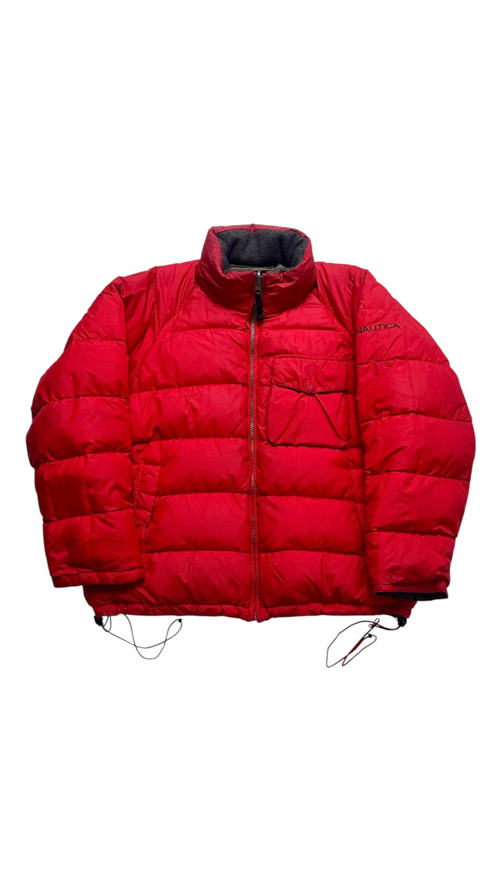 90s Vintage Reversible Nautica Bomber Winter Jacket