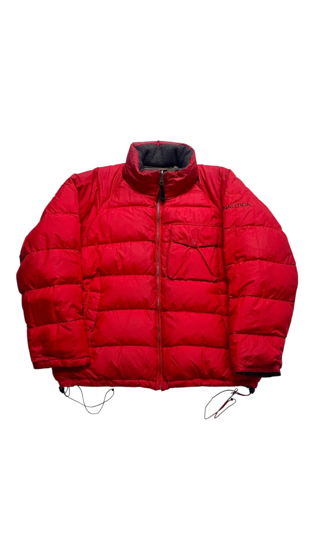 90s Vintage Reversible Nautica Bomber Winter Jacket