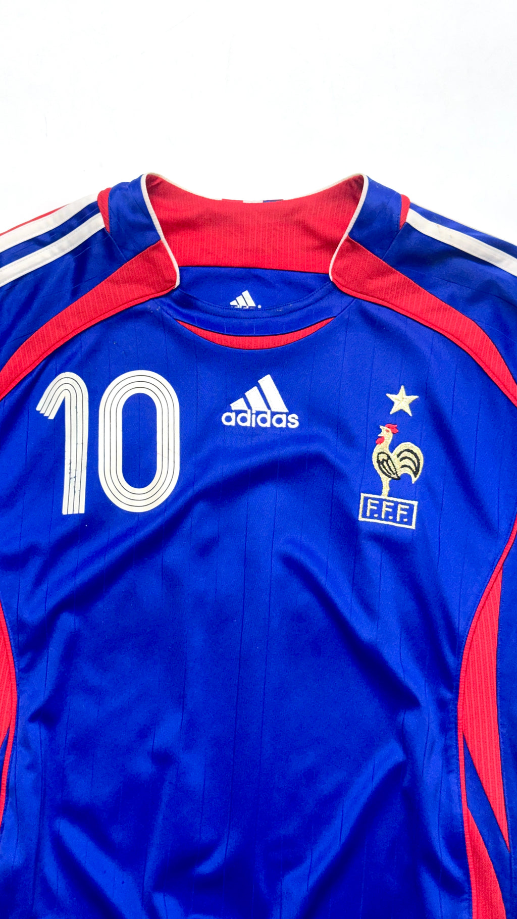 Vintage Adidas x France “ZIDANE” 2006 Blue jersey