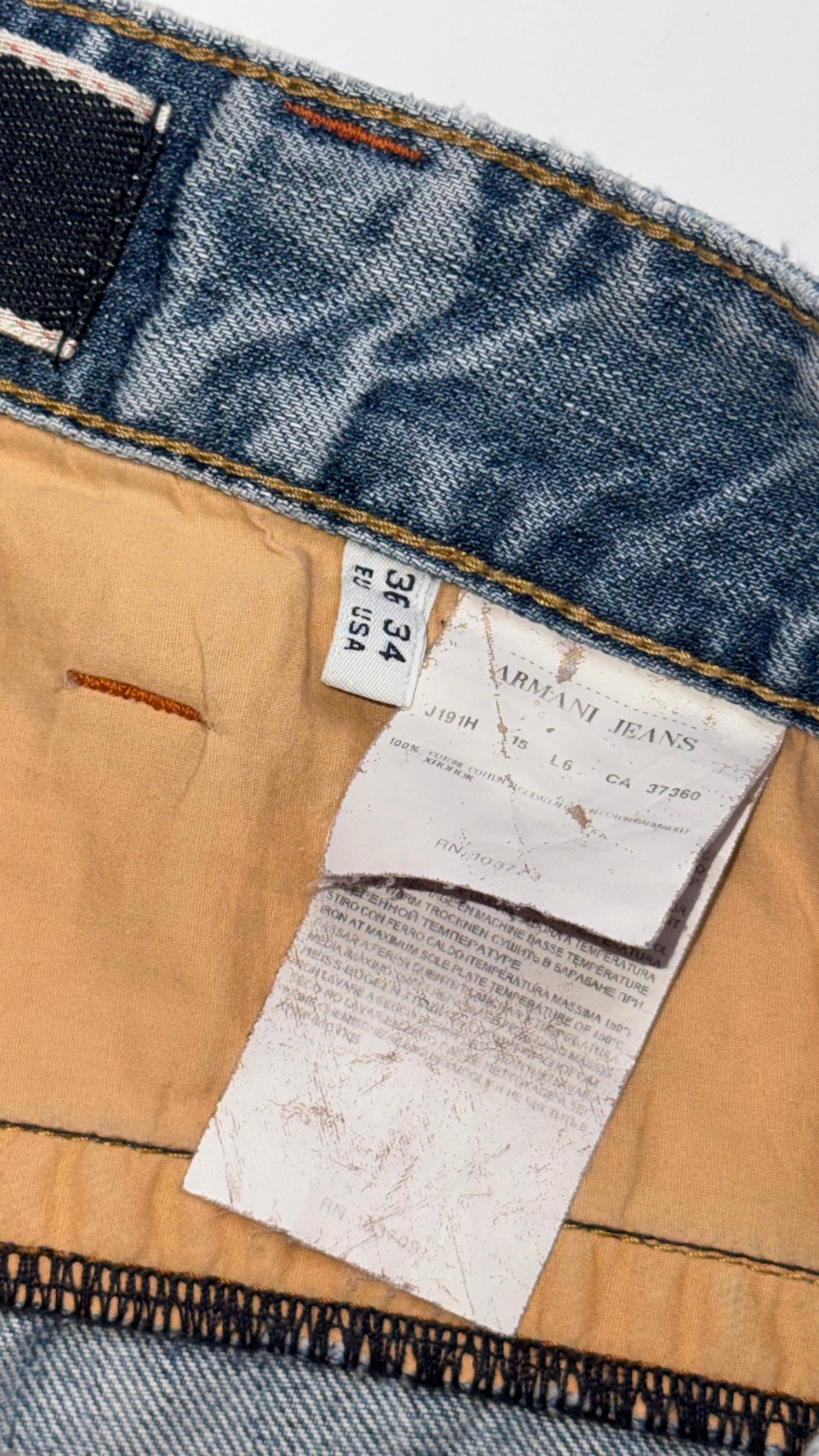 90s Armani Baggy Fit Jeans