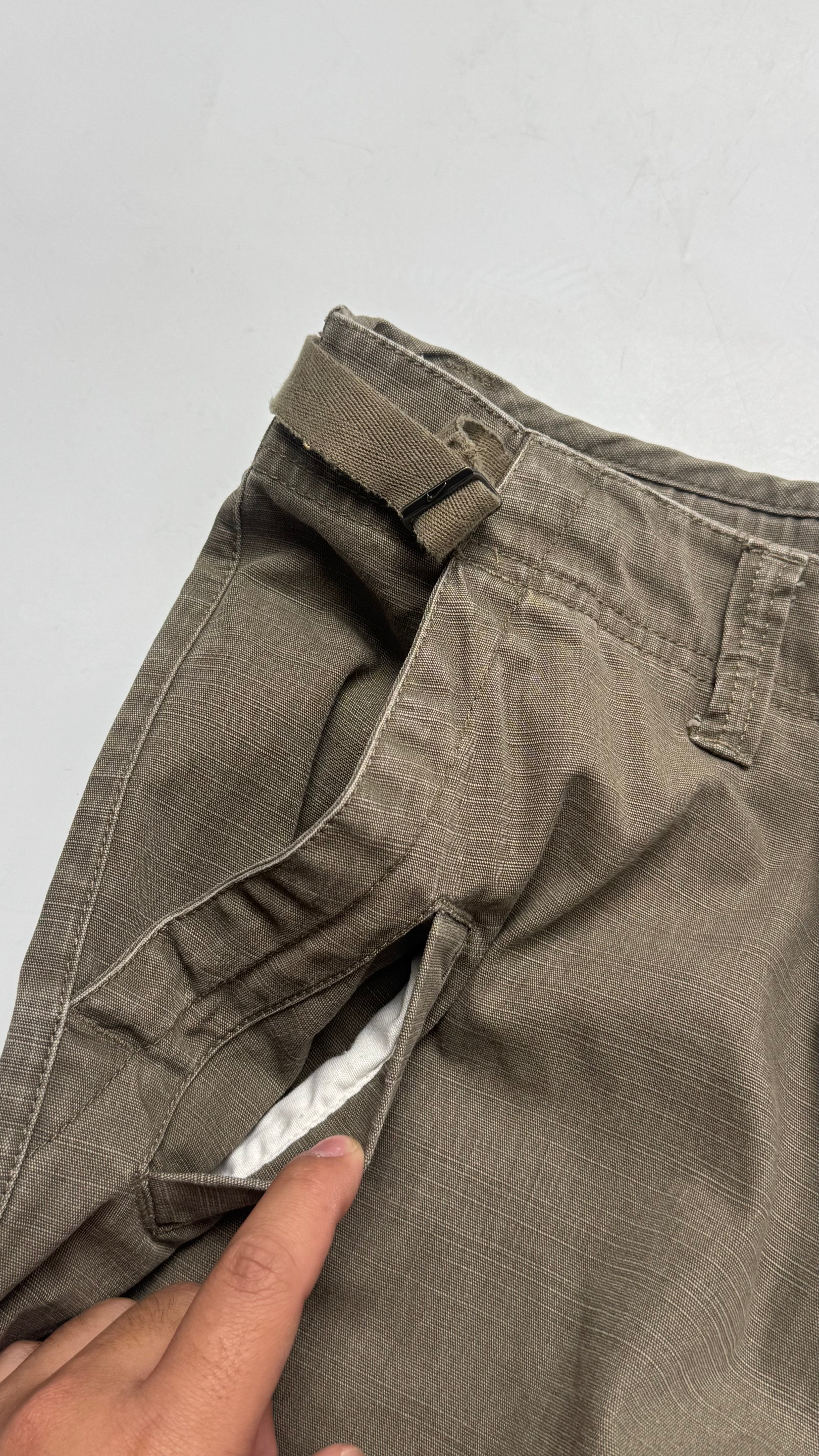 2000s Nike Brown/ Khaki Cargo Pants
