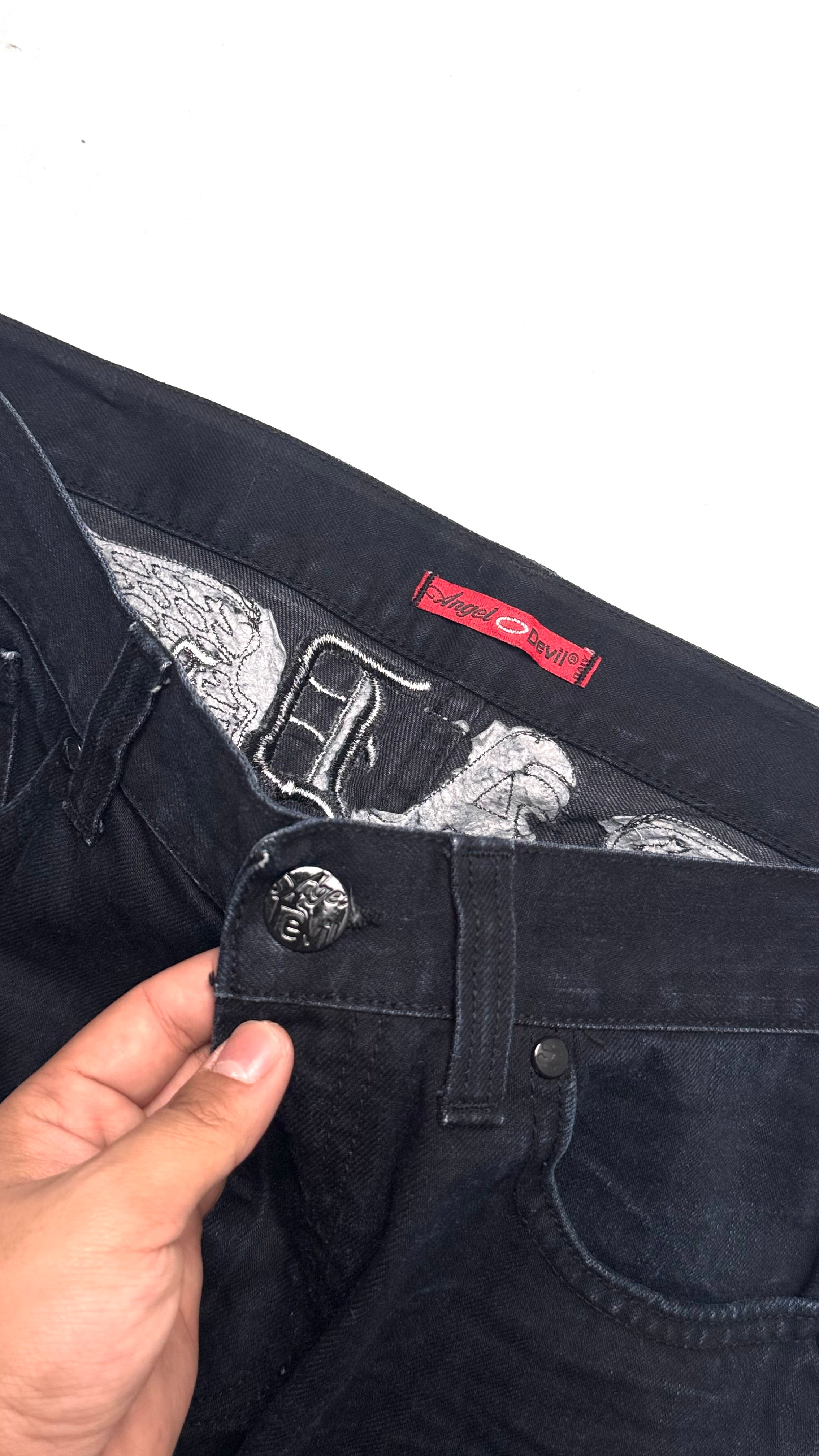 Y2K Angels & Devil jeans