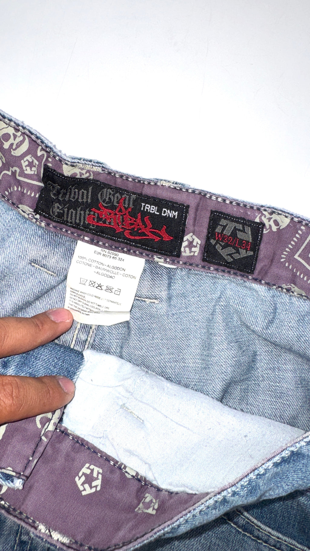 2000s Tribal Baggy Jorts