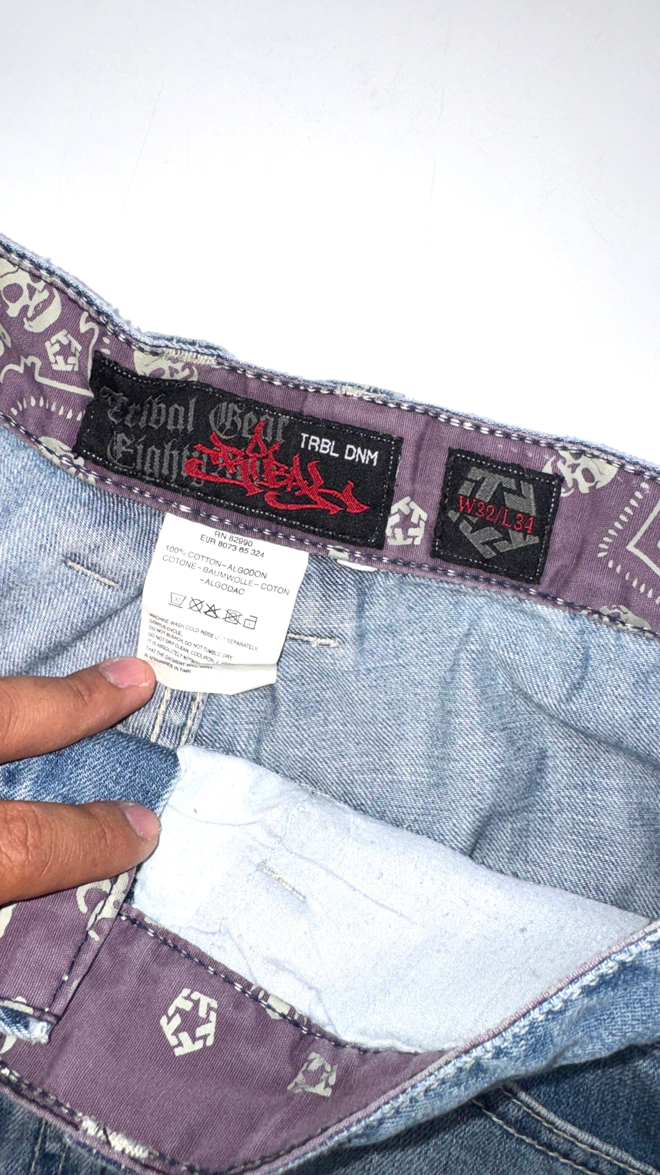 2000s Tribal Baggy Jorts