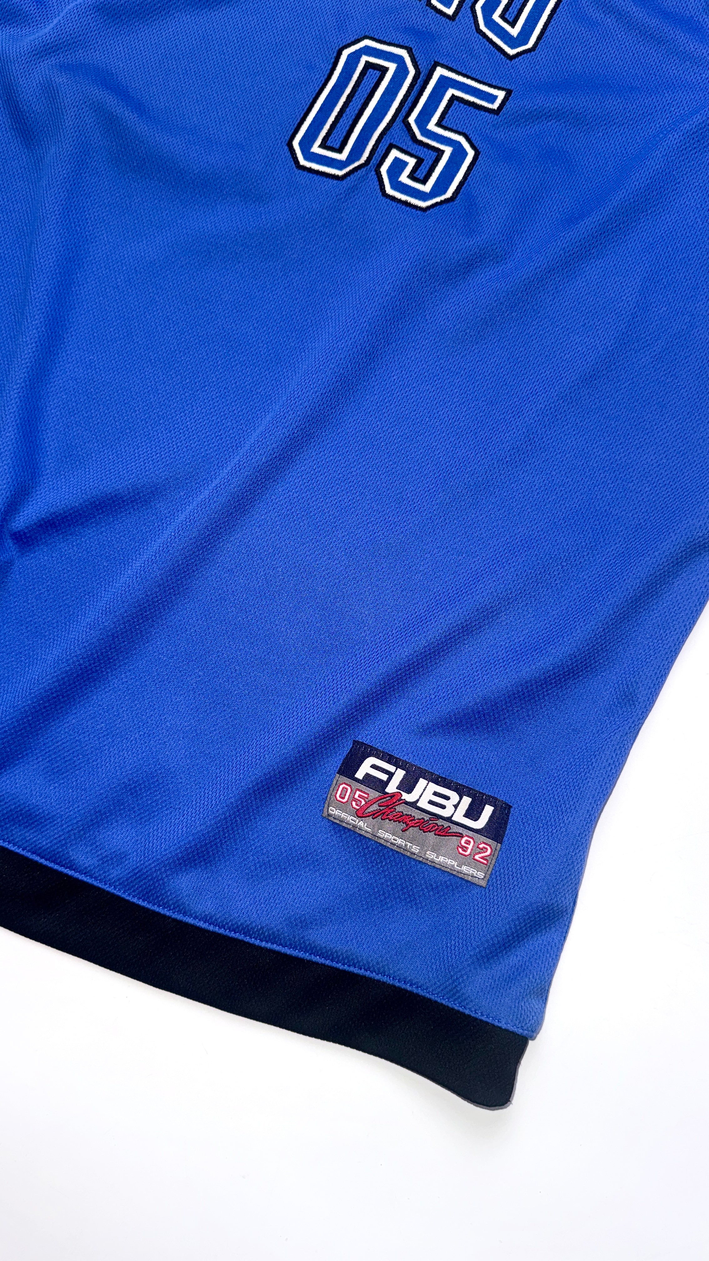 2000s FUBU Blue Jersey “QUEENS”